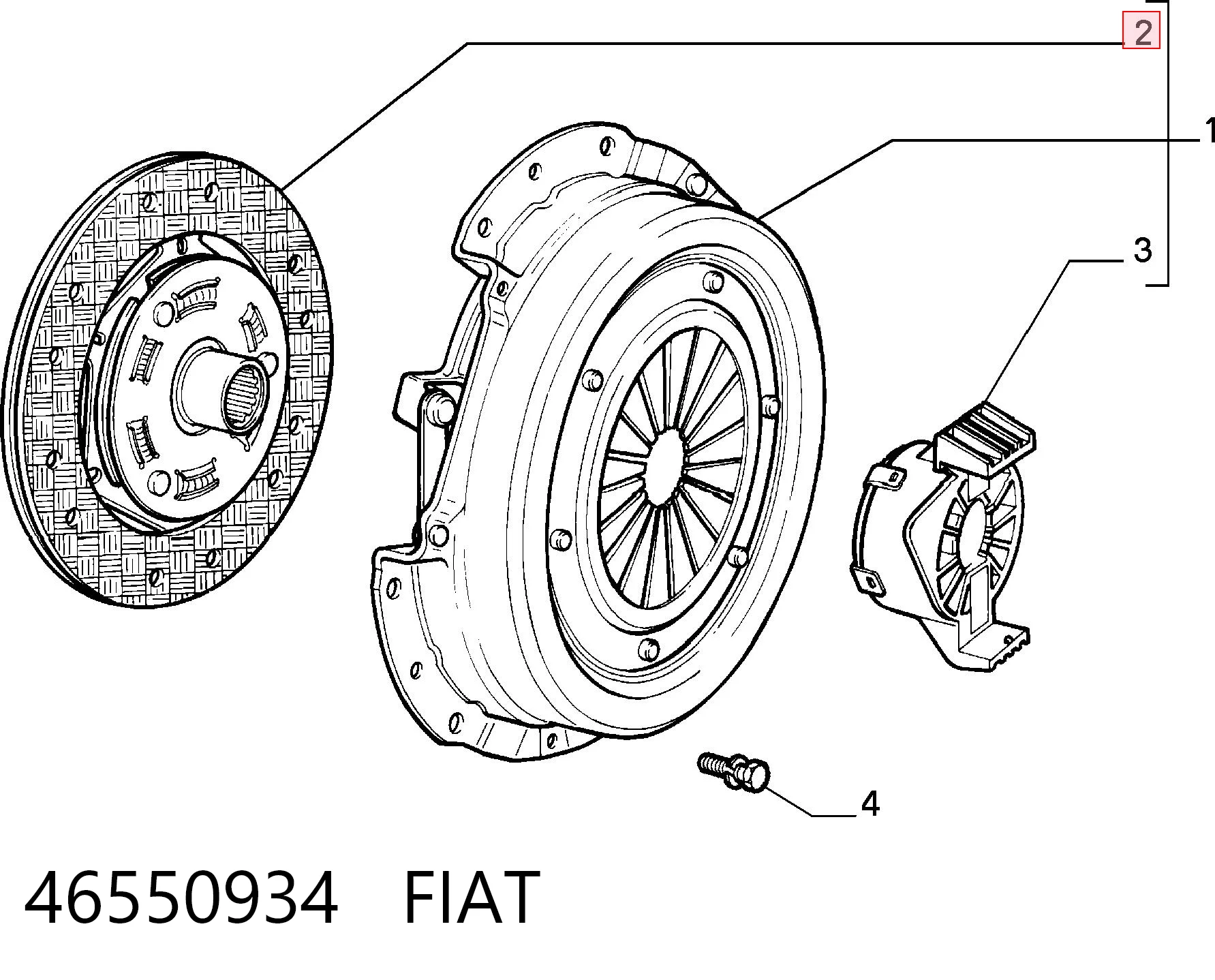 Disco de embraiagem Fiat Punto II 188