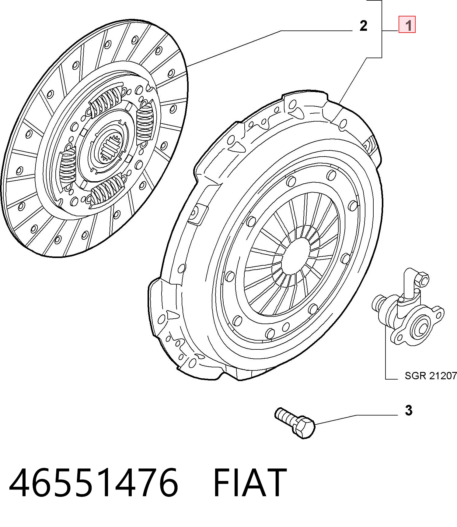 46551476 Fiat/Alfa/Lancia
