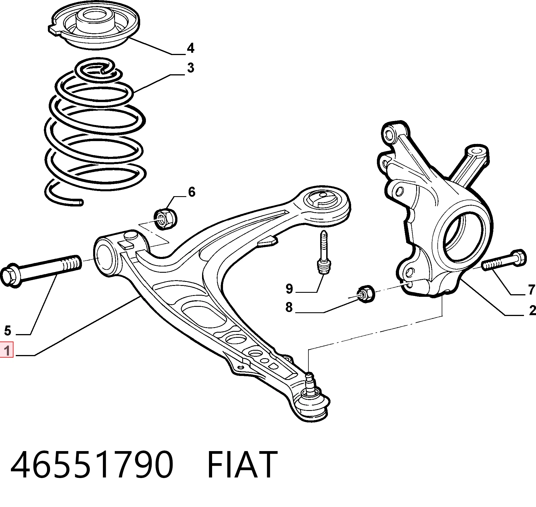 46551790 Fiat/Alfa/Lancia