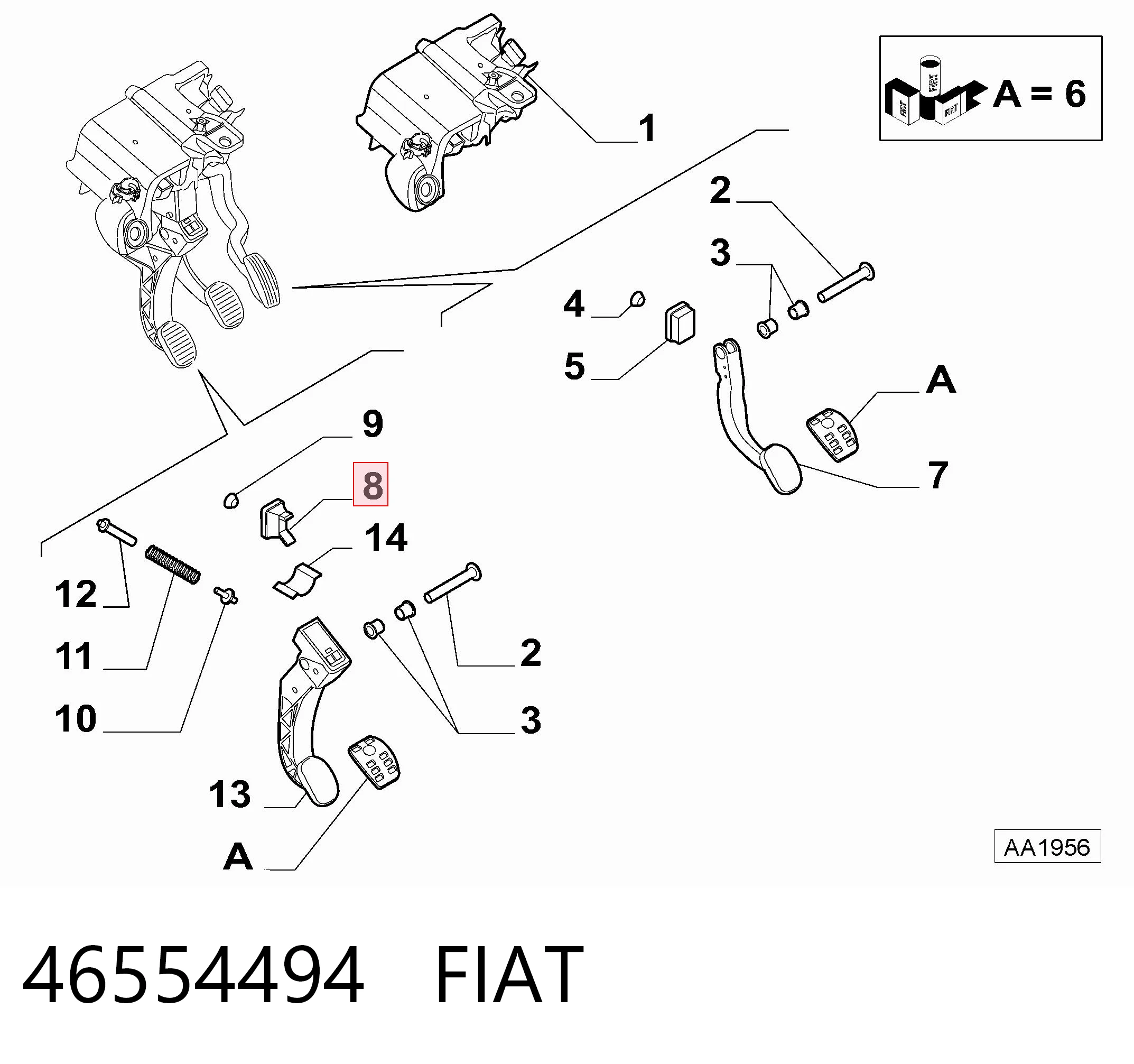 46554494 Fiat/Alfa/Lancia