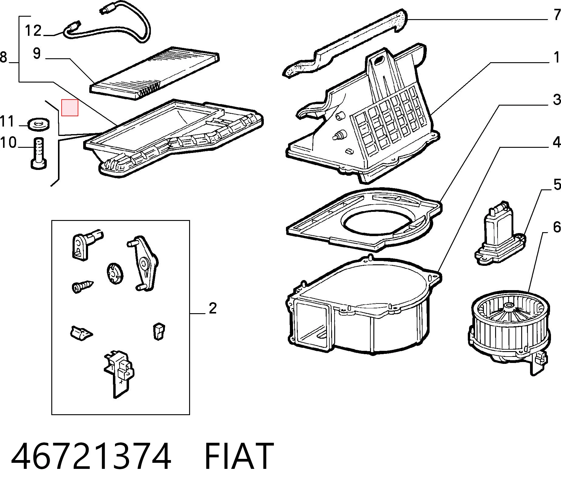46721374 Fiat/Alfa/Lancia