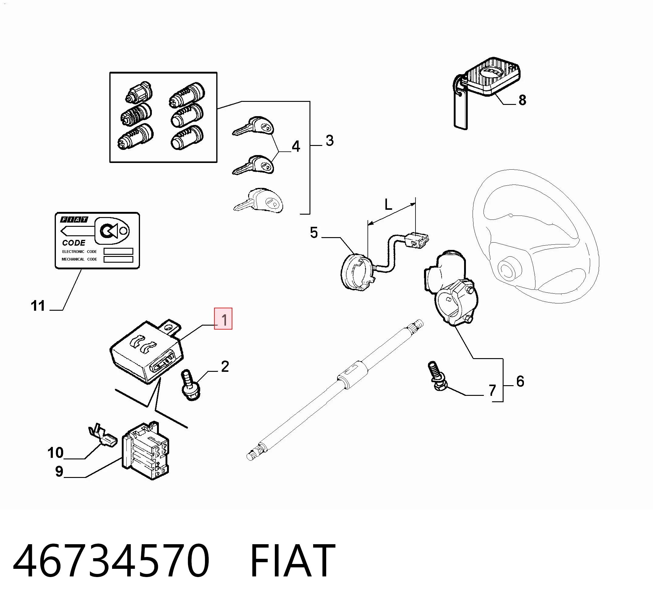 46734570 Fiat/Alfa/Lancia