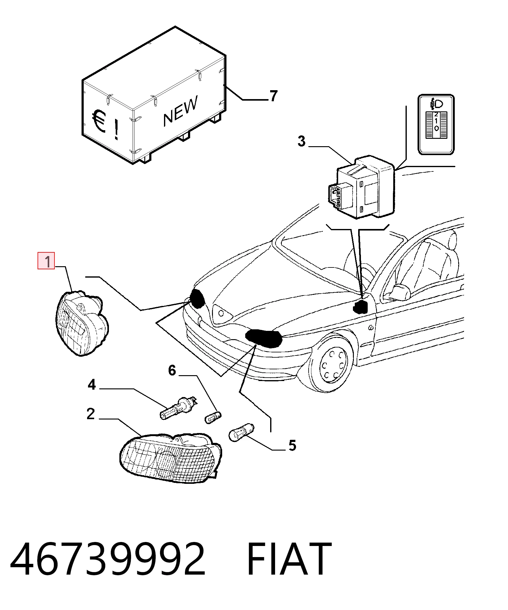 46739992 Fiat/Alfa/Lancia