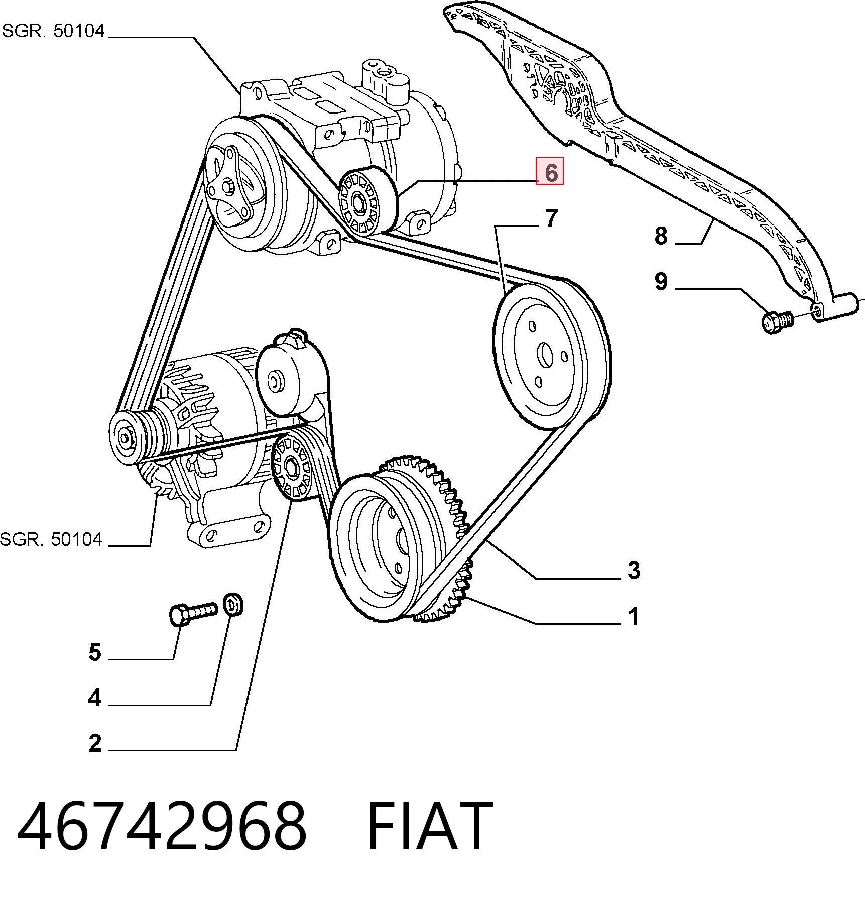 46742968 Fiat/Alfa/Lancia