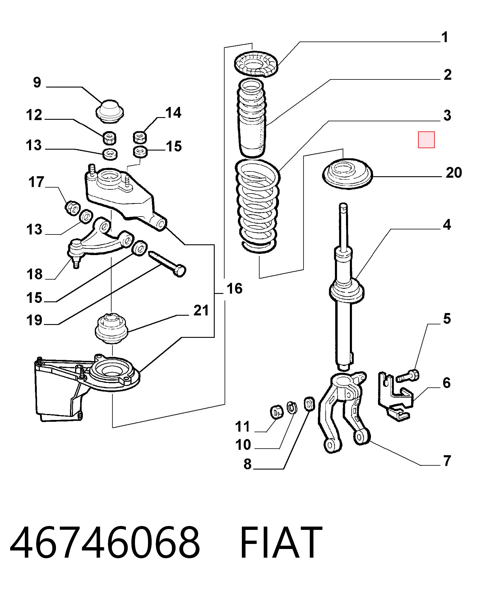 46746068 Fiat/Alfa/Lancia