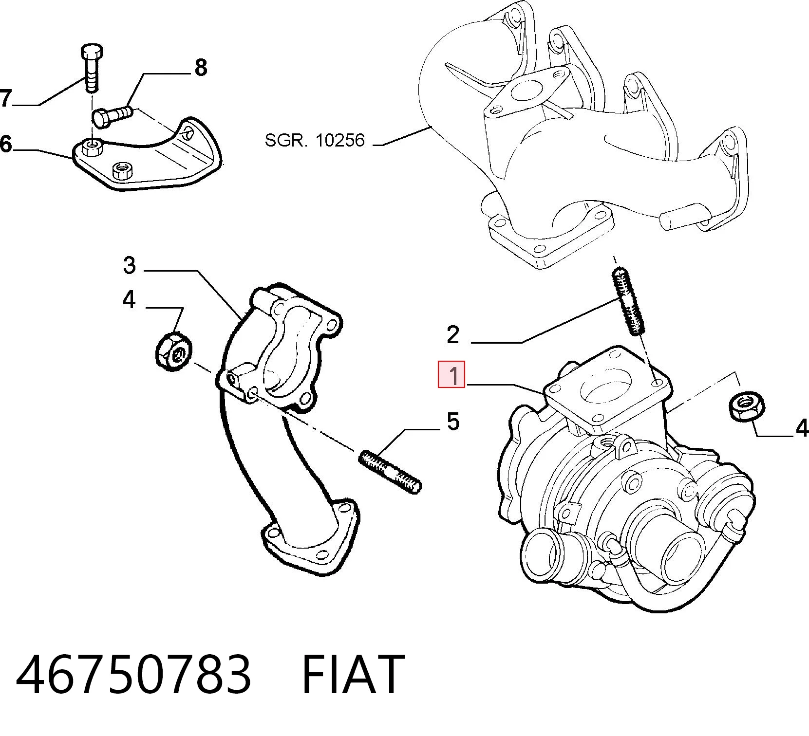 Turbina Fiat Brava  182