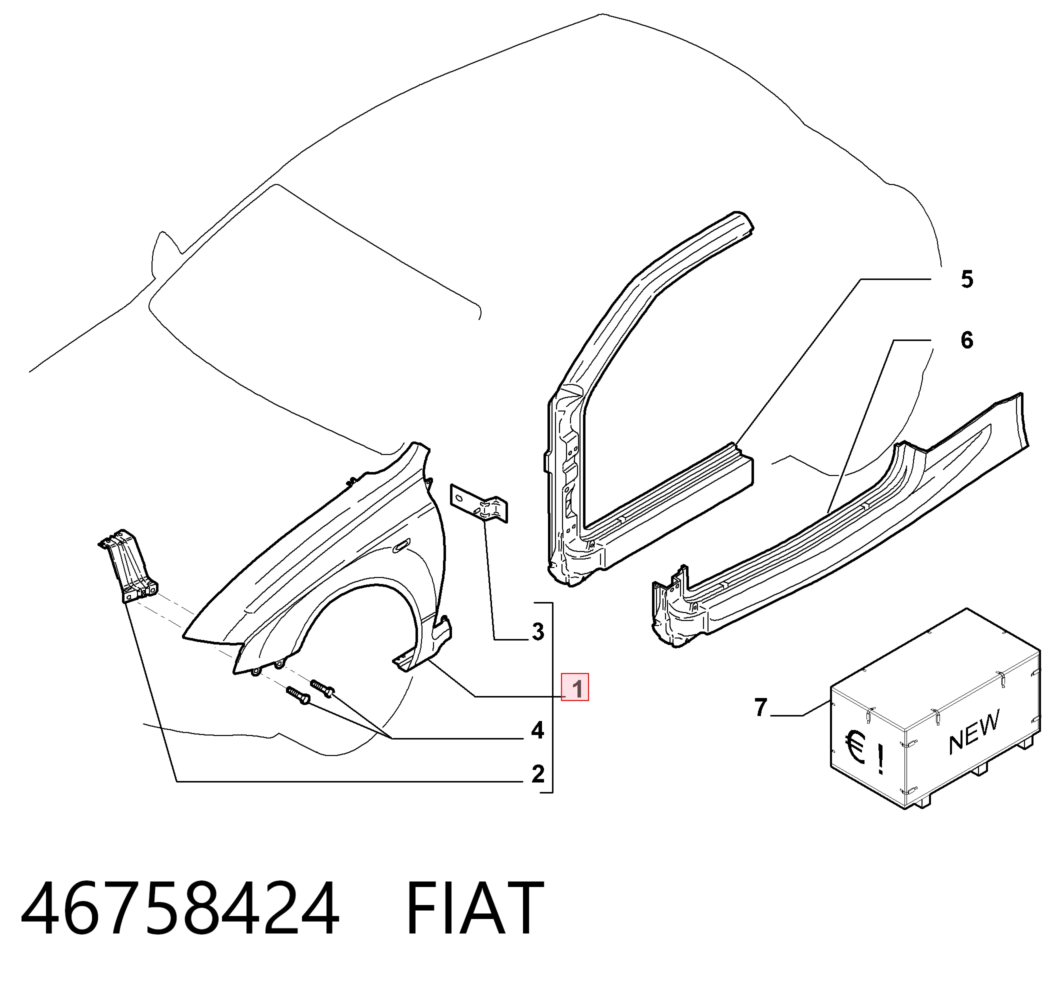 46758424 Fiat/Alfa/Lancia