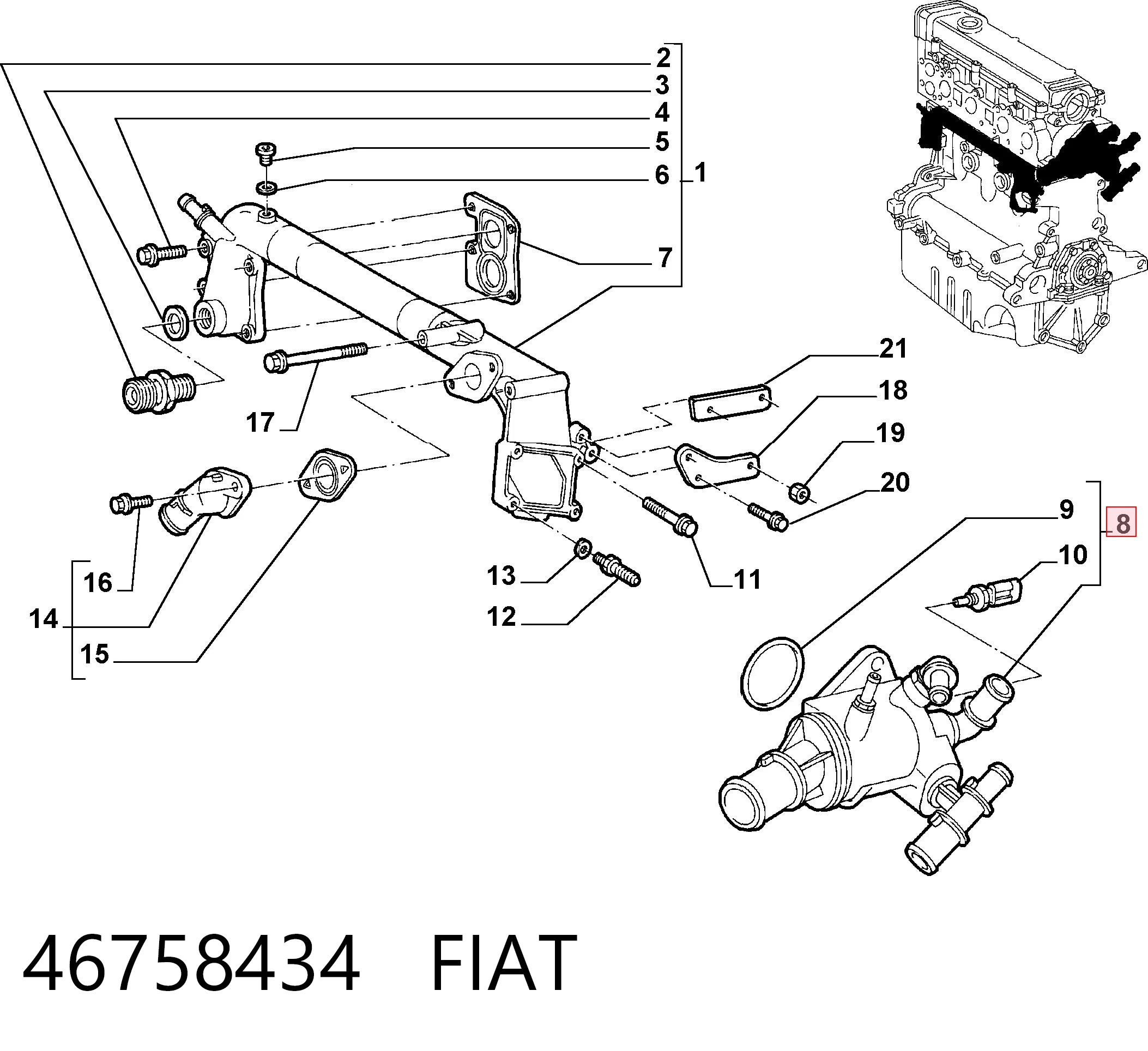 46758434 Fiat/Alfa/Lancia