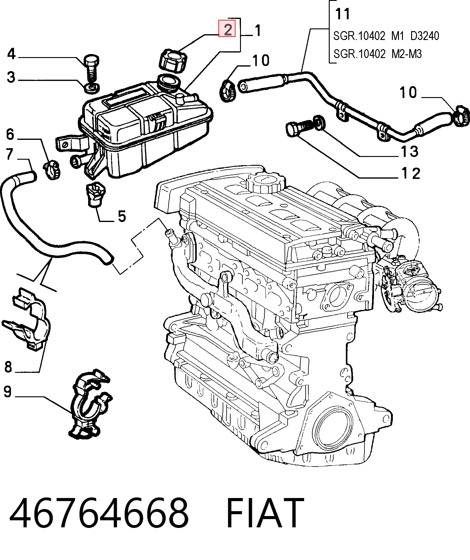  para Fiat Doblo I (223)
