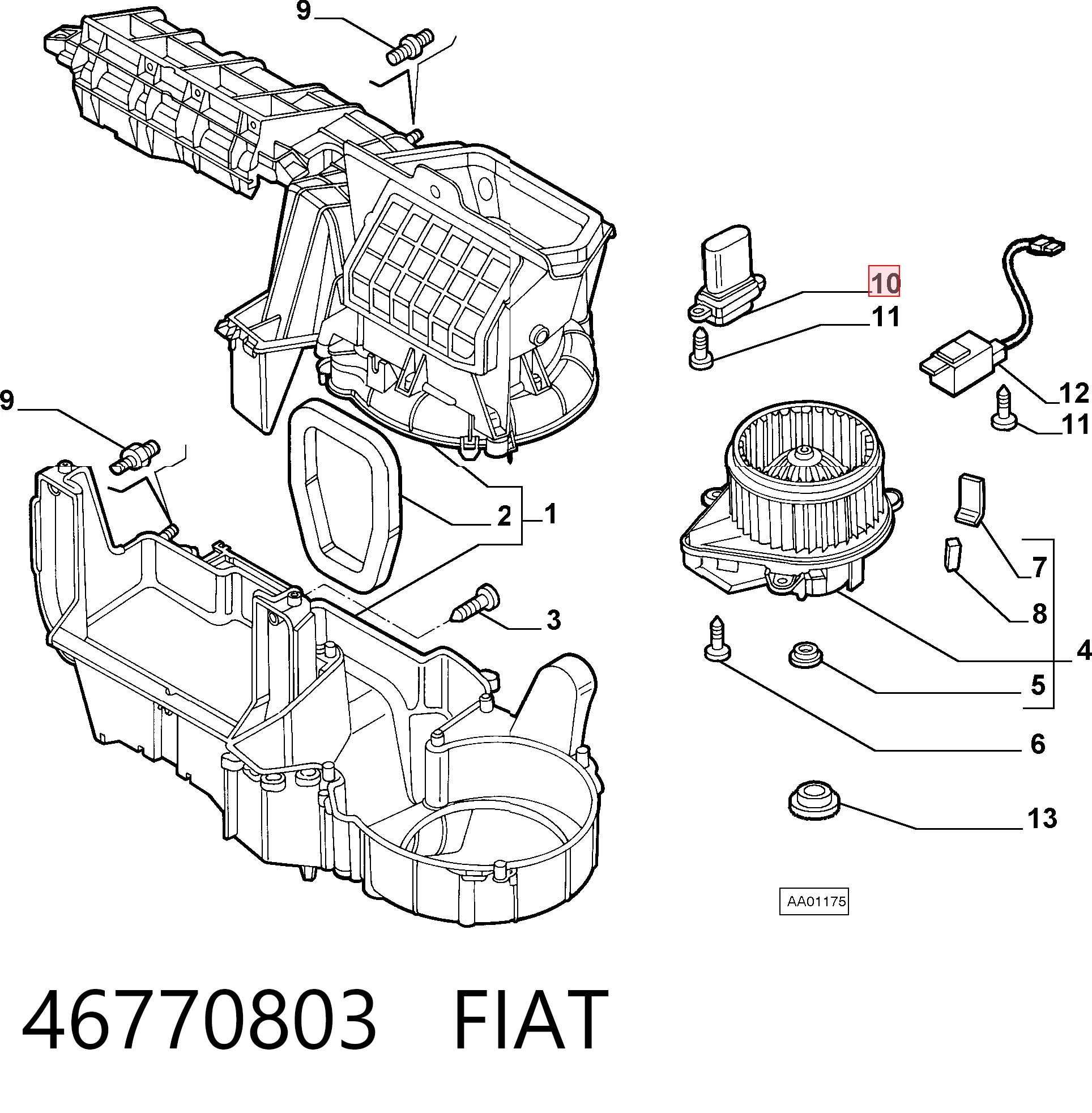 Resistor (resistência) de ventilador de forno (de aquecedor de salão) Polcar 3022KST1