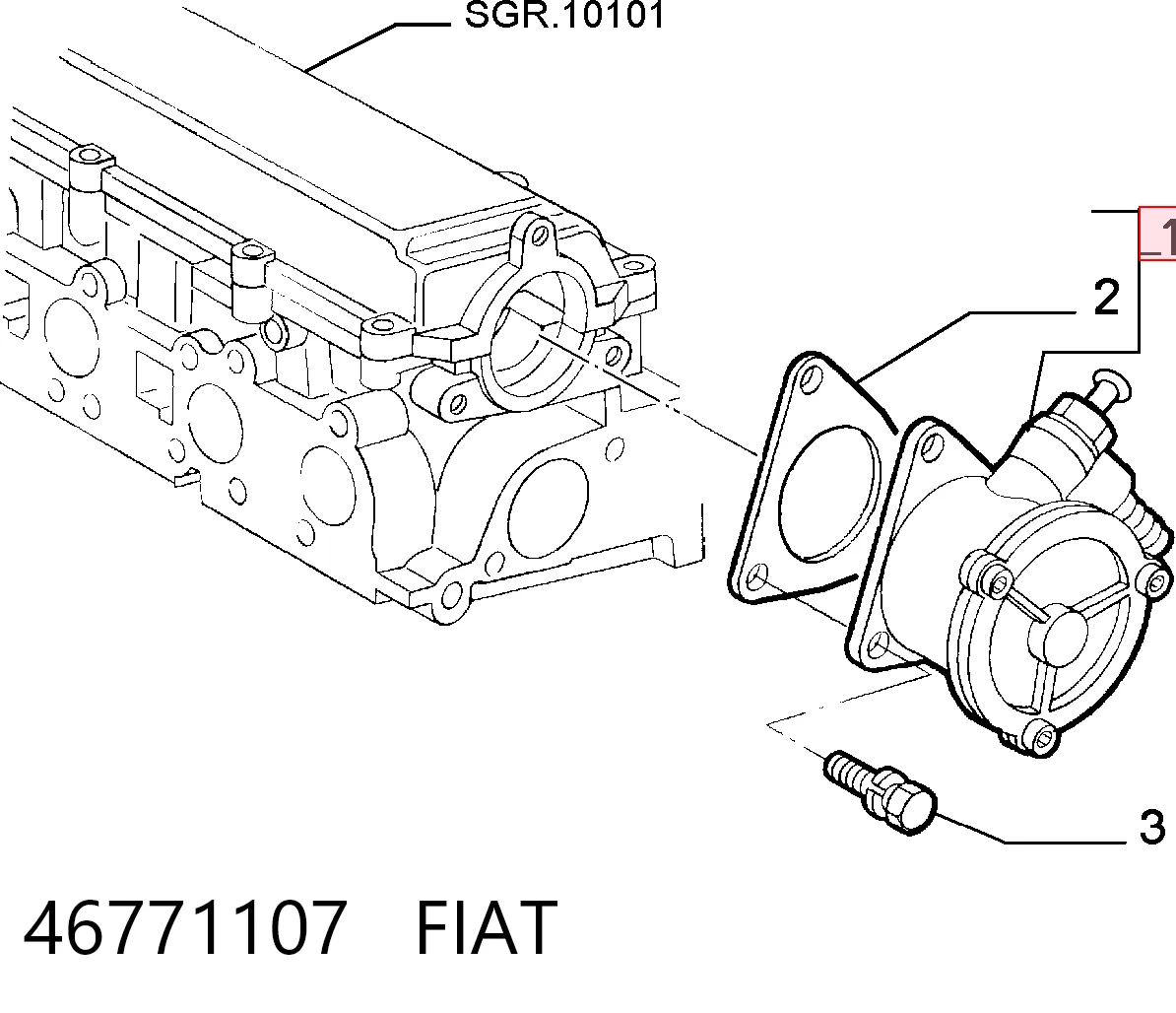 Bomba a vácuo para Fiat Stilo  192