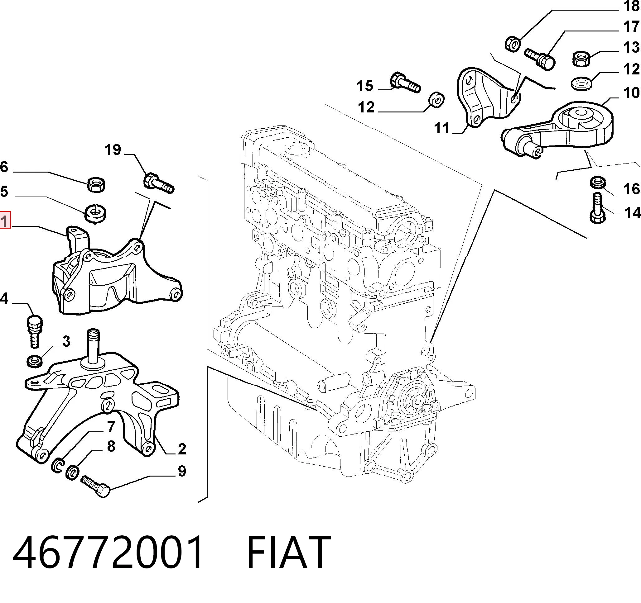 46772001 Fiat/Alfa/Lancia