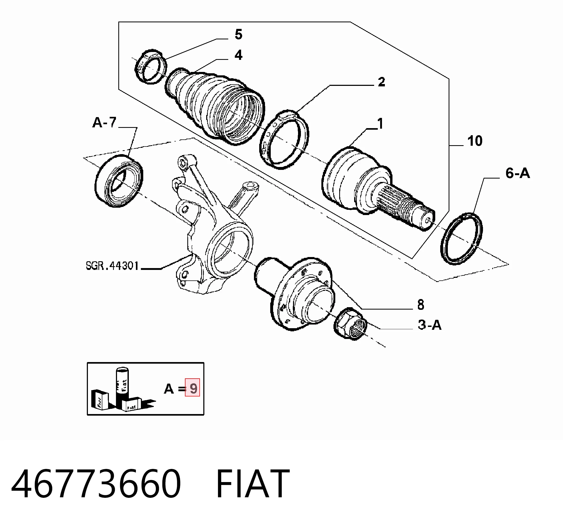 Rolamento de cubo dianteiro Citroen Nemo   ao melhor preço
