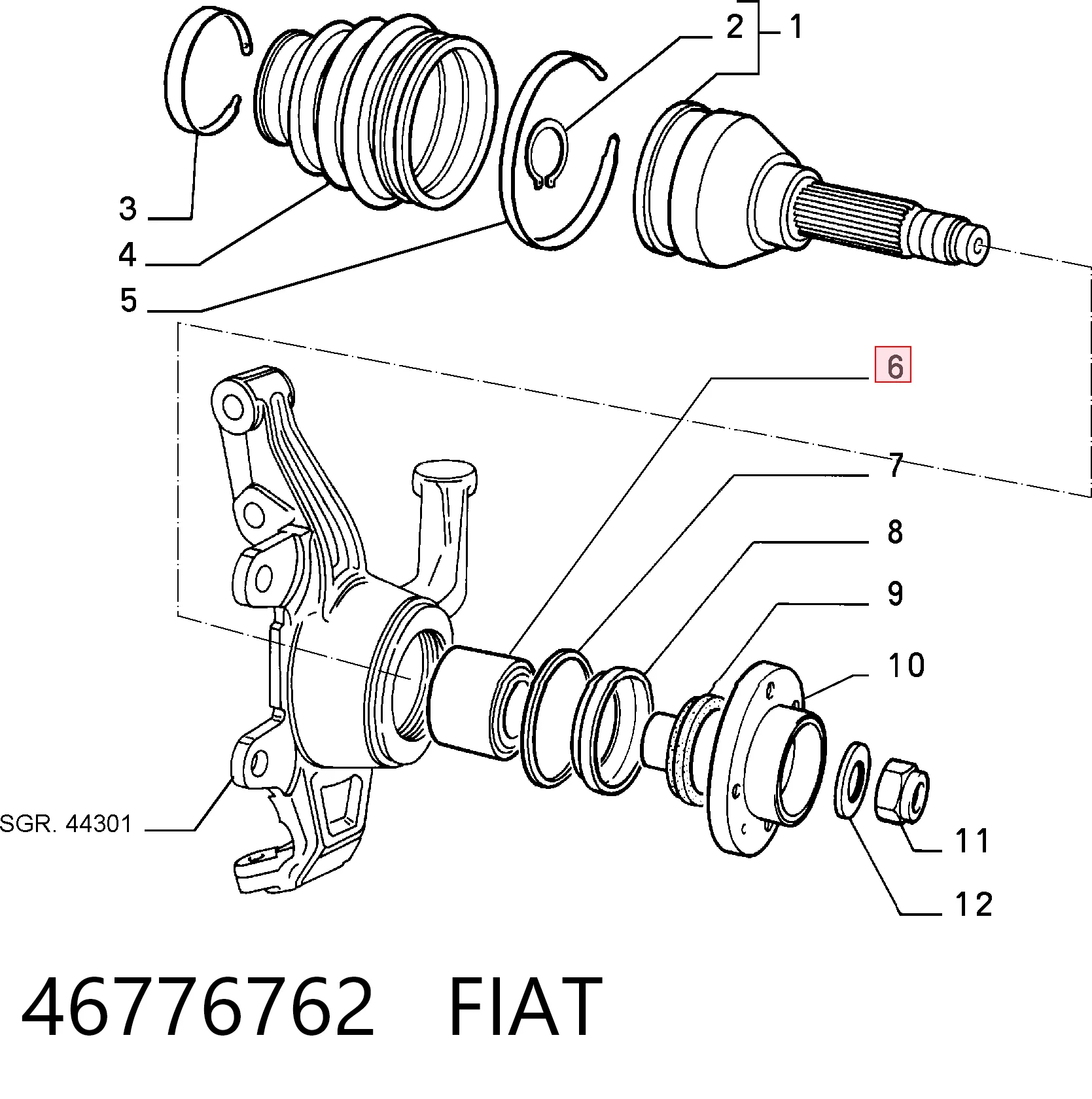 46776762 Fiat/Alfa/Lancia