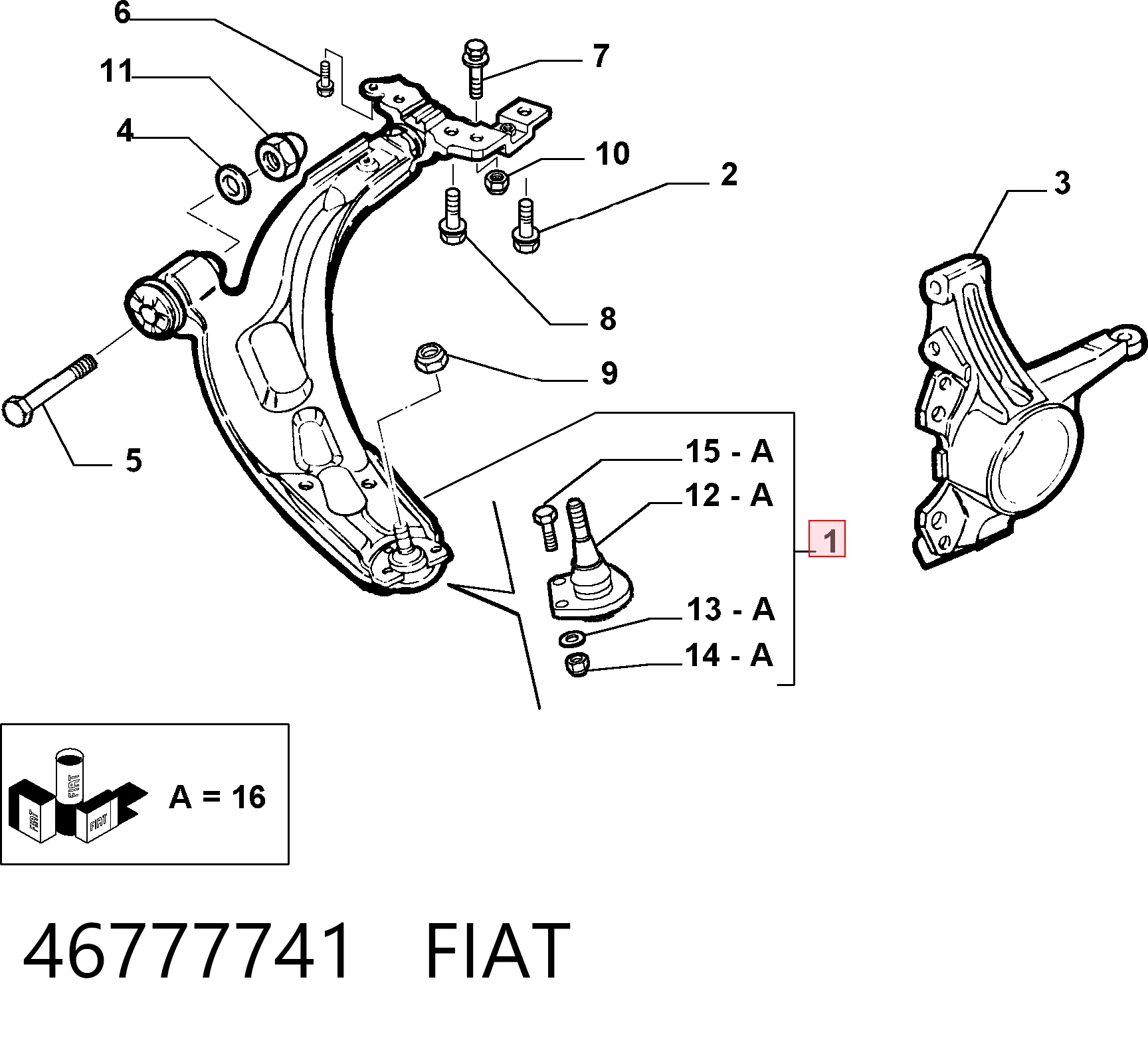 46777741 Fiat/Alfa/Lancia