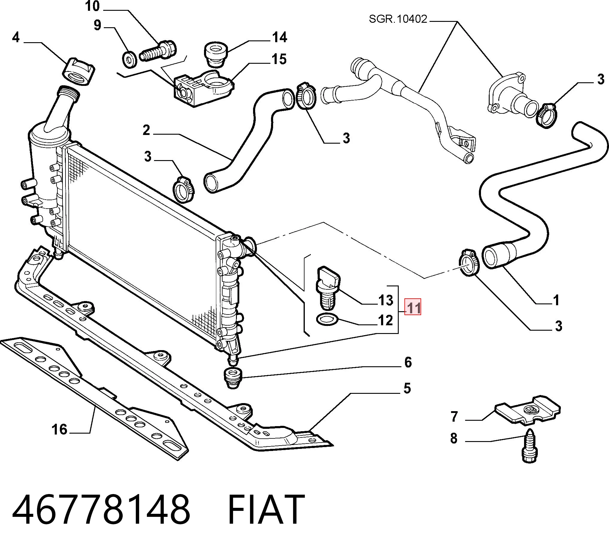 46778148 Fiat/Alfa/Lancia