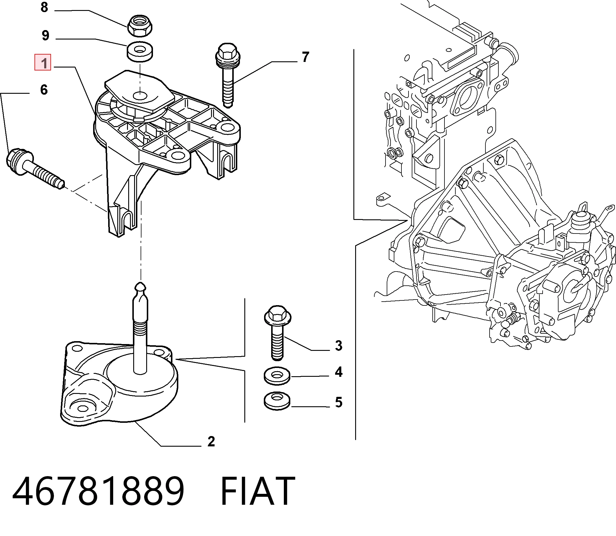 Coxim (suporte) esquerdo de motor Corteco 49402518 preço, a partir de 55,72 USD
