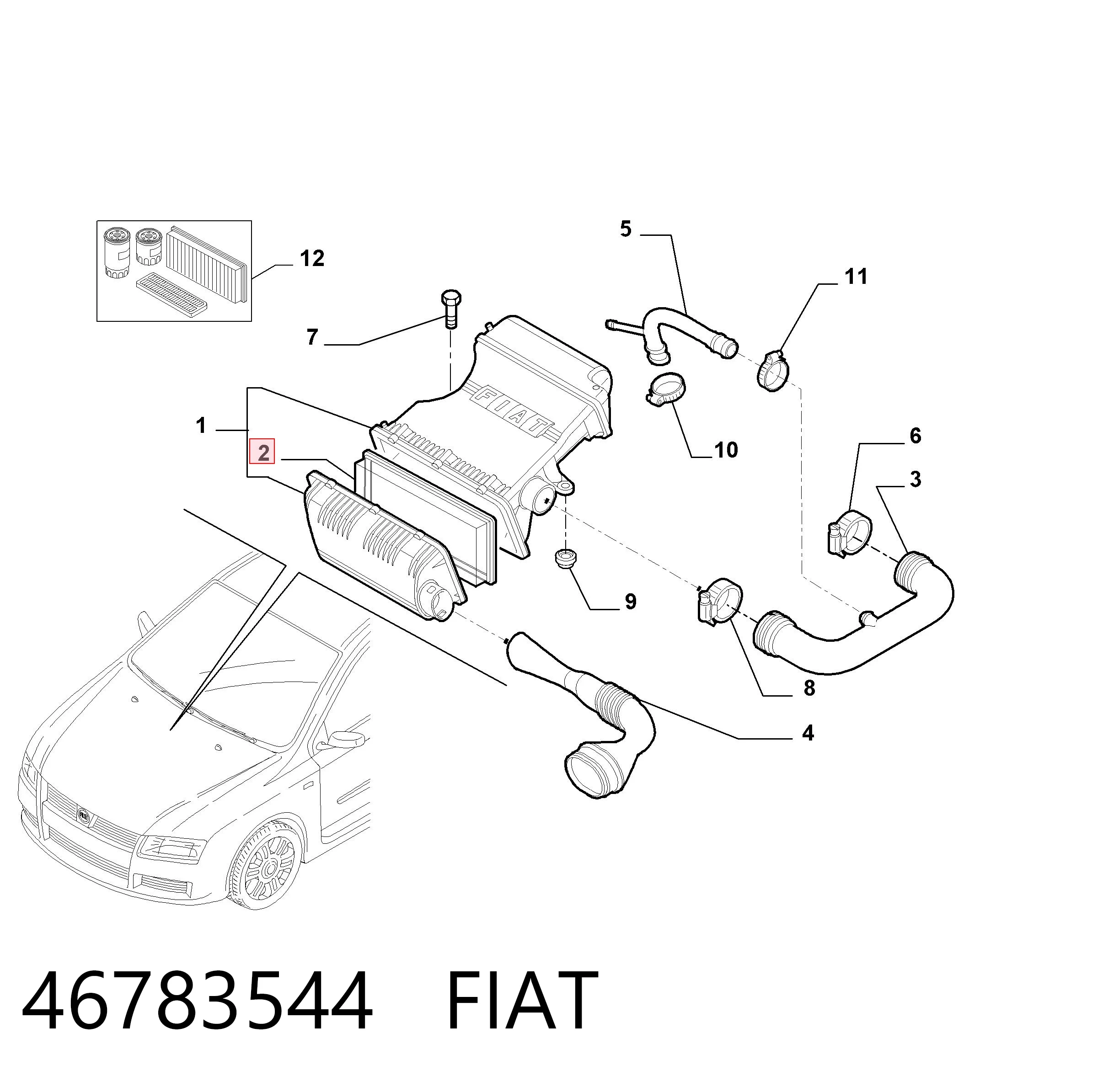 46783544 Fiat/Alfa/Lancia