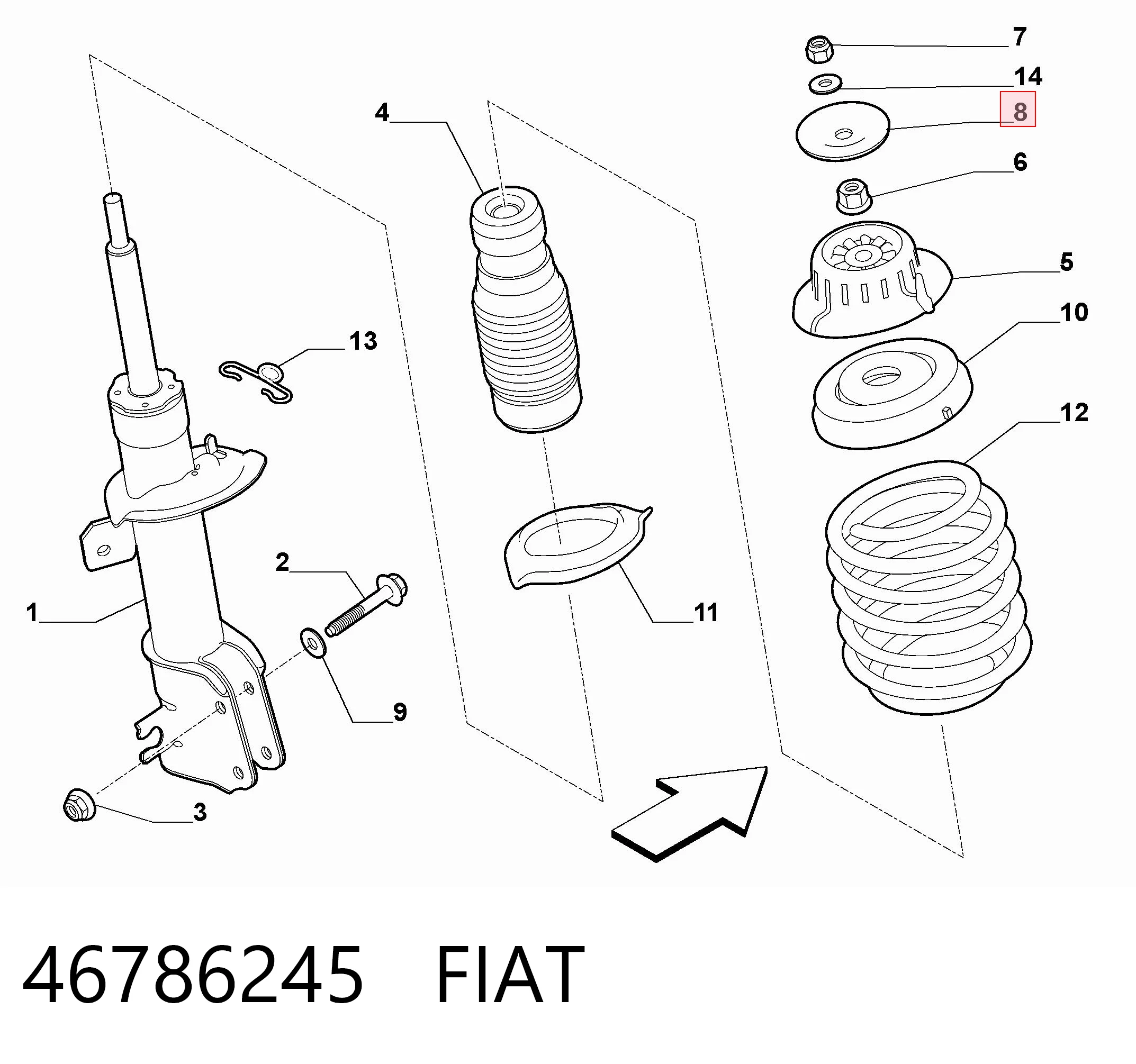 46786245 Fiat/Alfa/Lancia