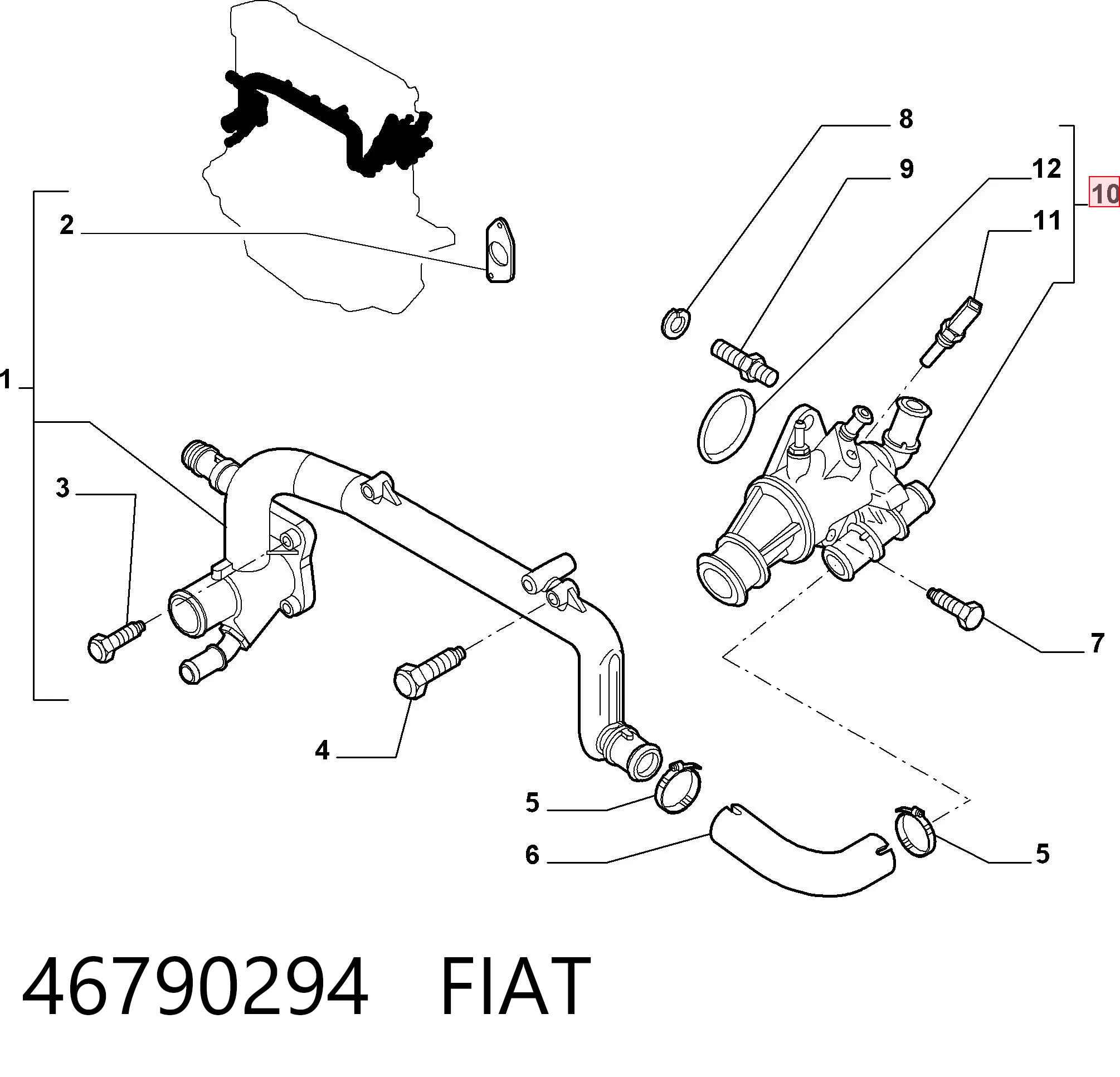 46790294 Fiat/Alfa/Lancia