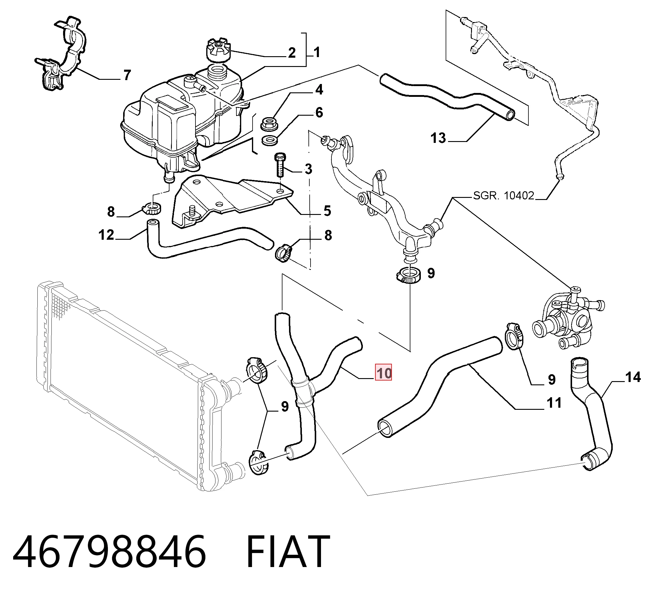 46798846 Fiat/Alfa/Lancia