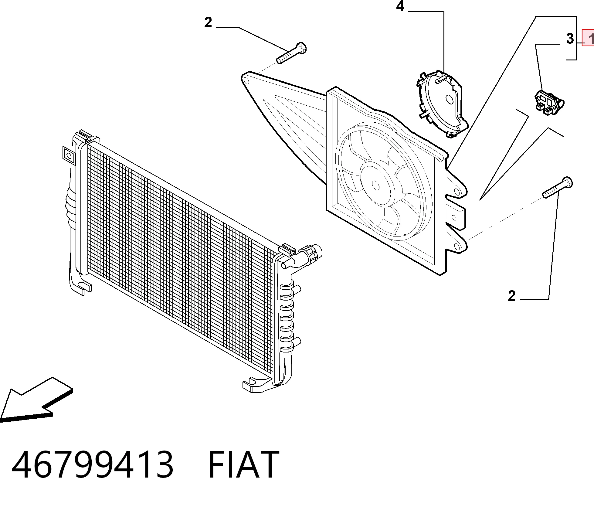 46799413 Fiat/Alfa/Lancia