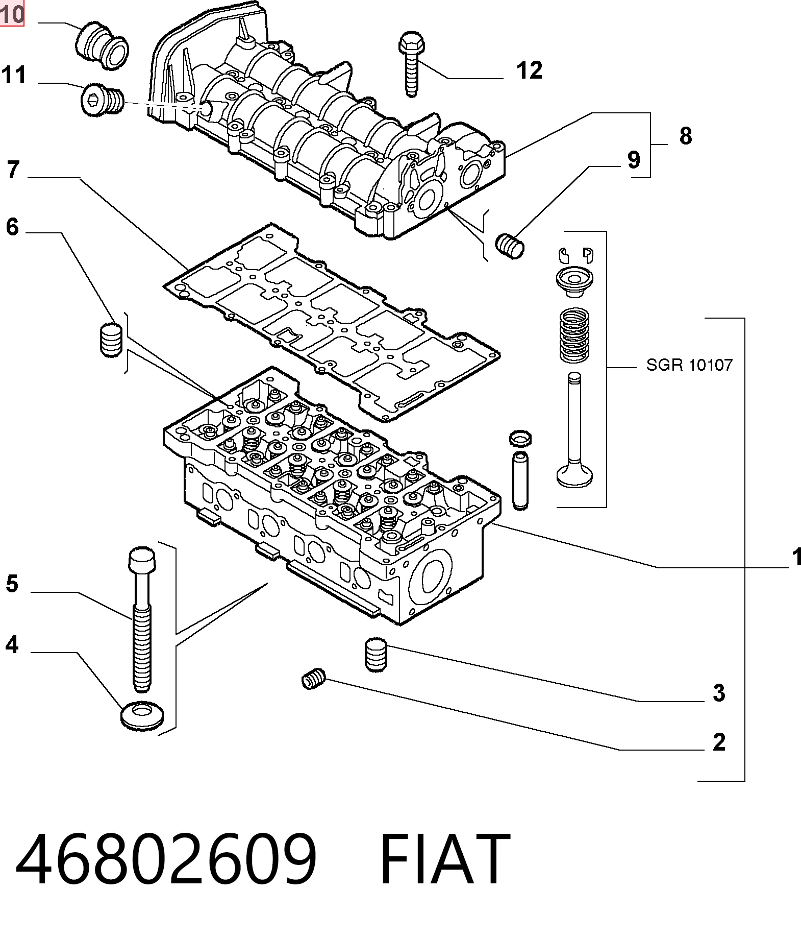 46802609 Fiat/Alfa/Lancia