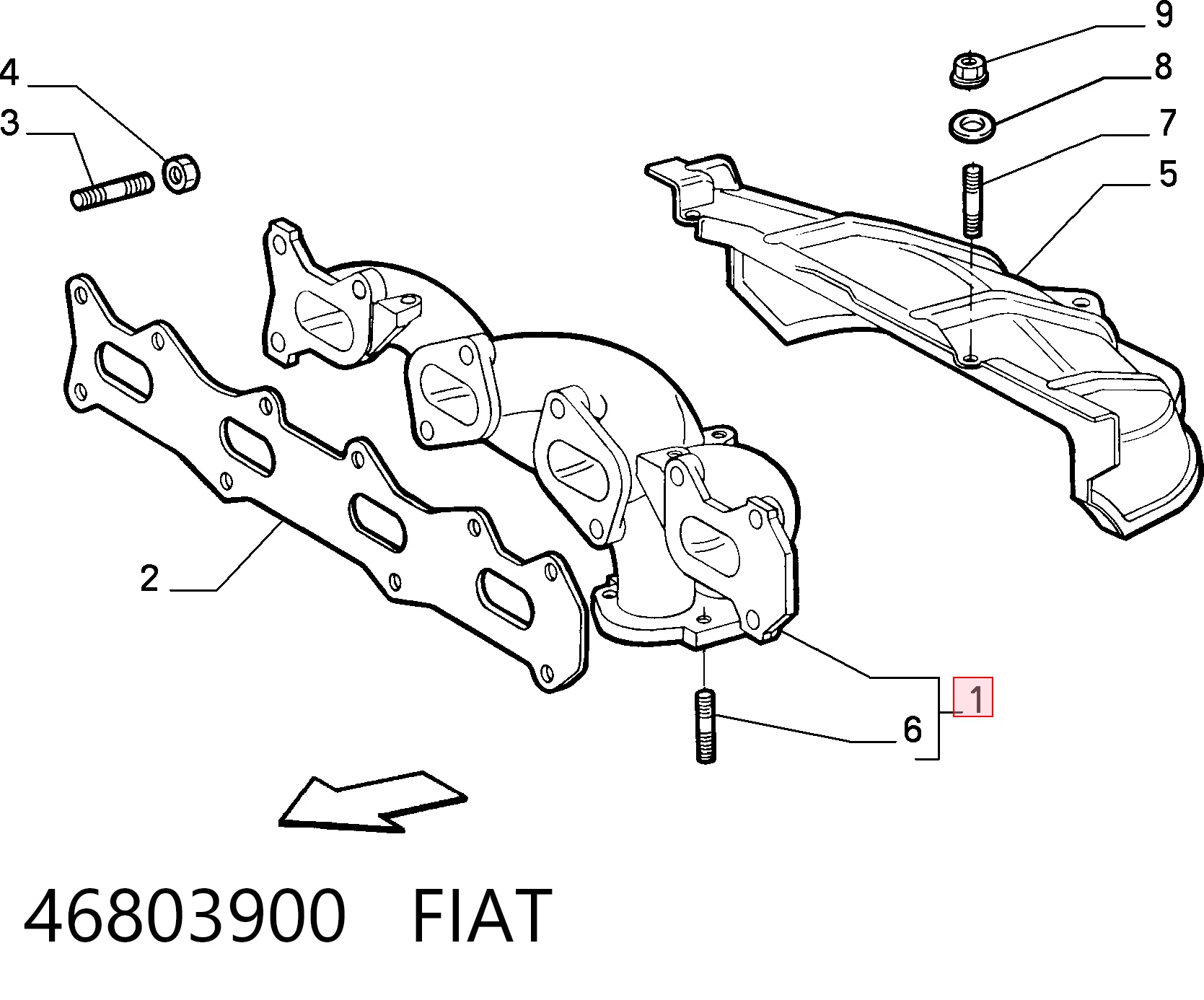 46803900 Fiat/Alfa/Lancia