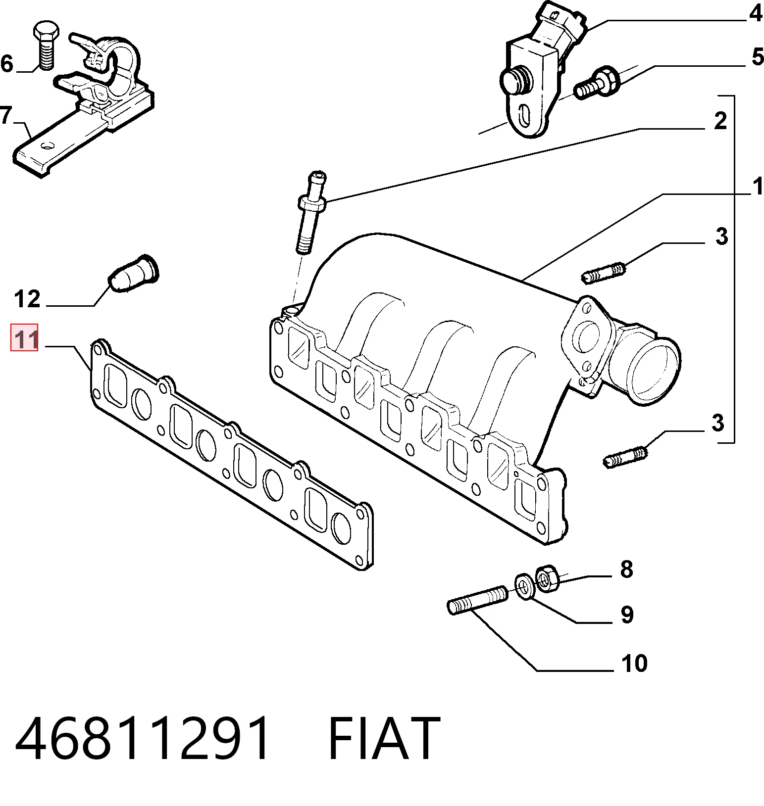  para Fiat Brava  (182)