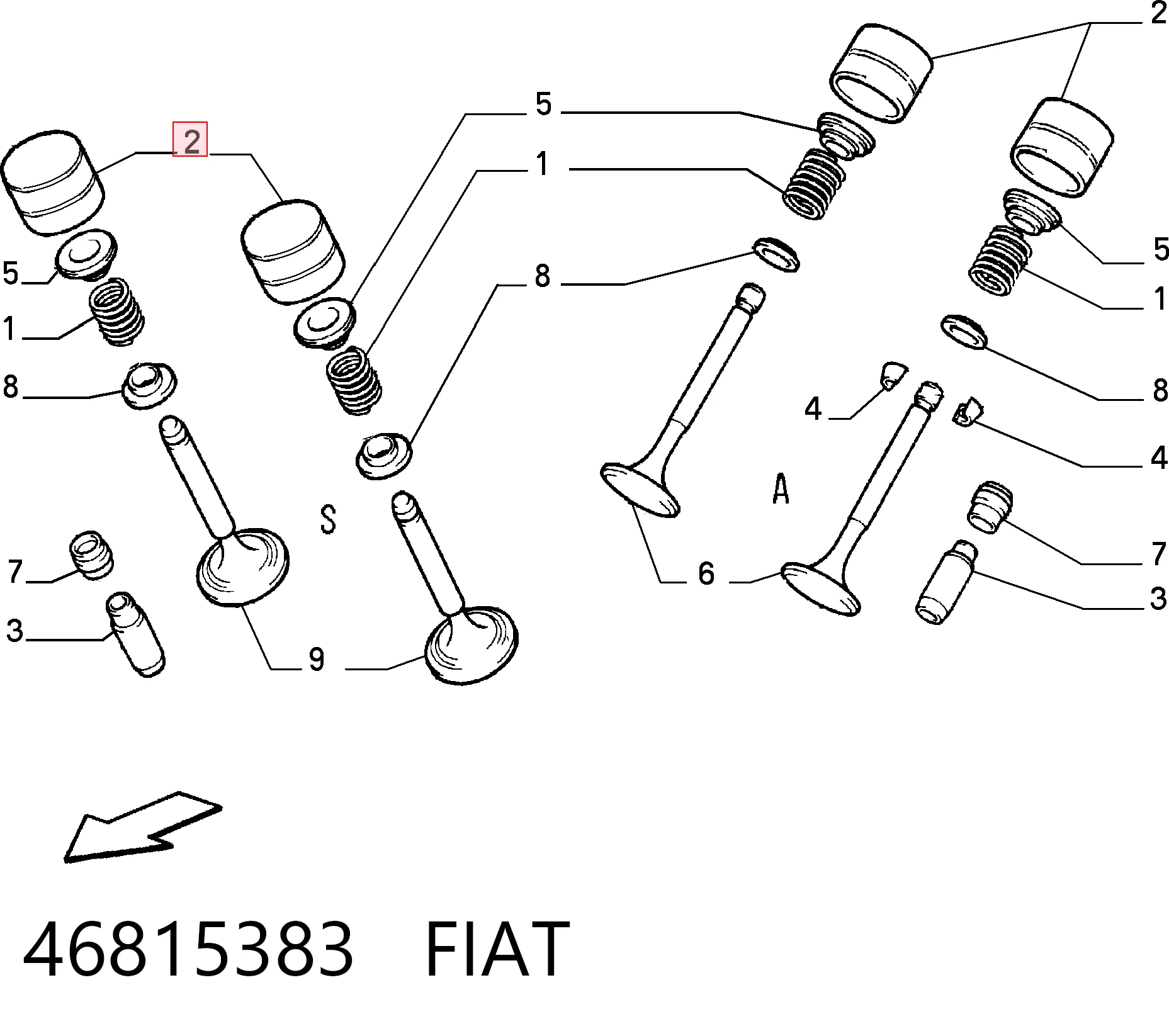 46815383 Fiat/Alfa/Lancia