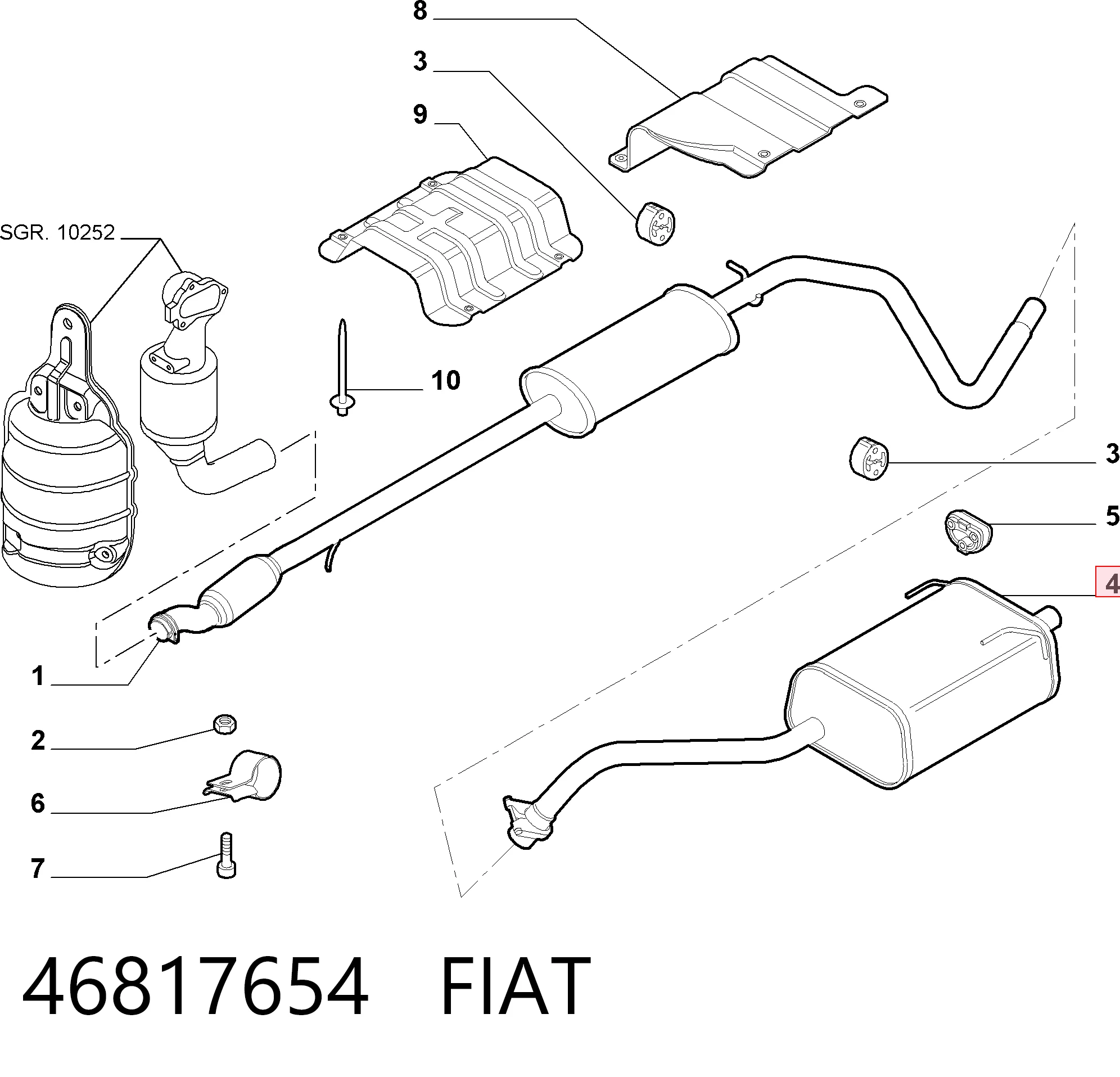 46817654 Fiat/Alfa/Lancia
