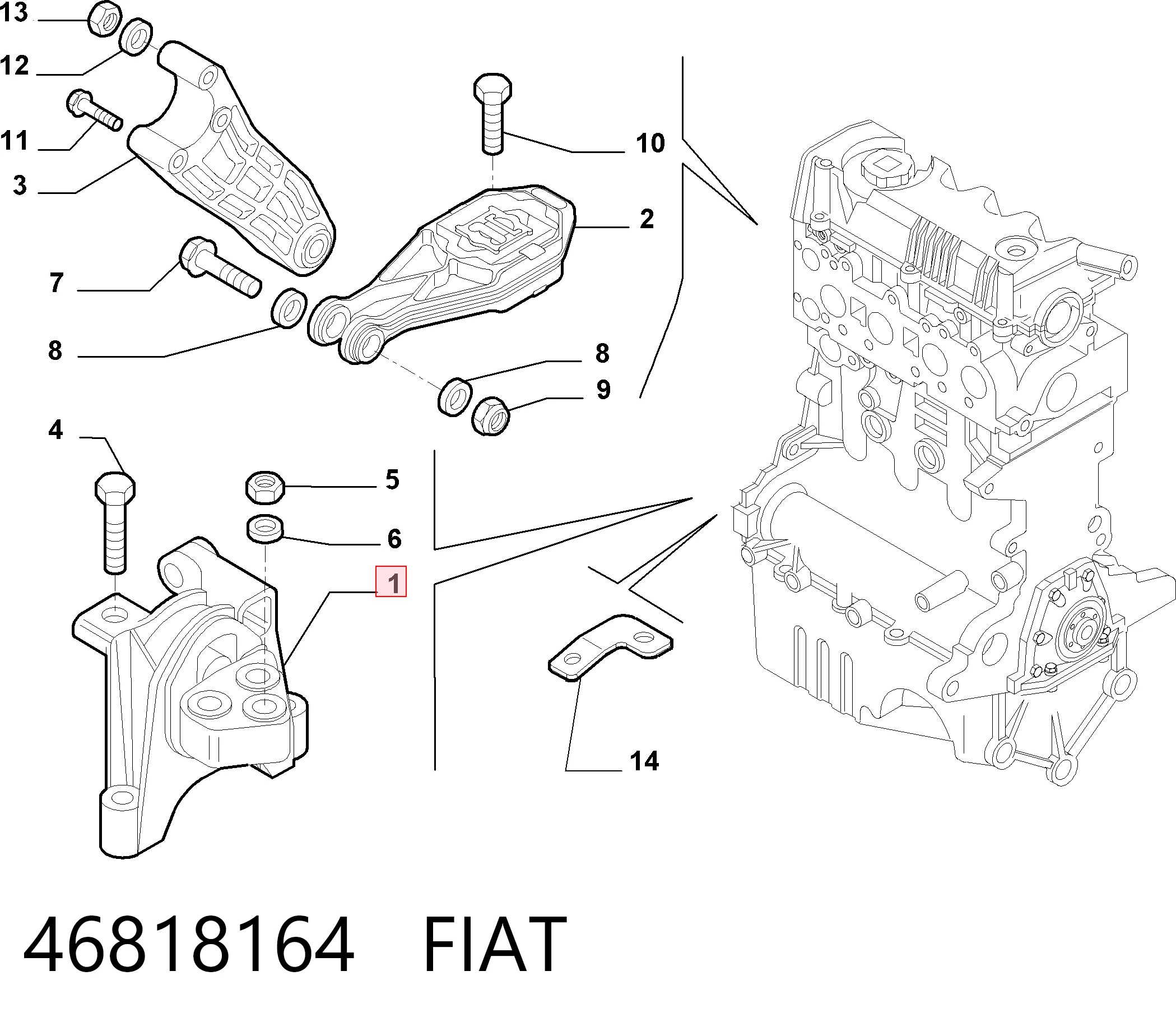 46818164 Fiat/Alfa/Lancia