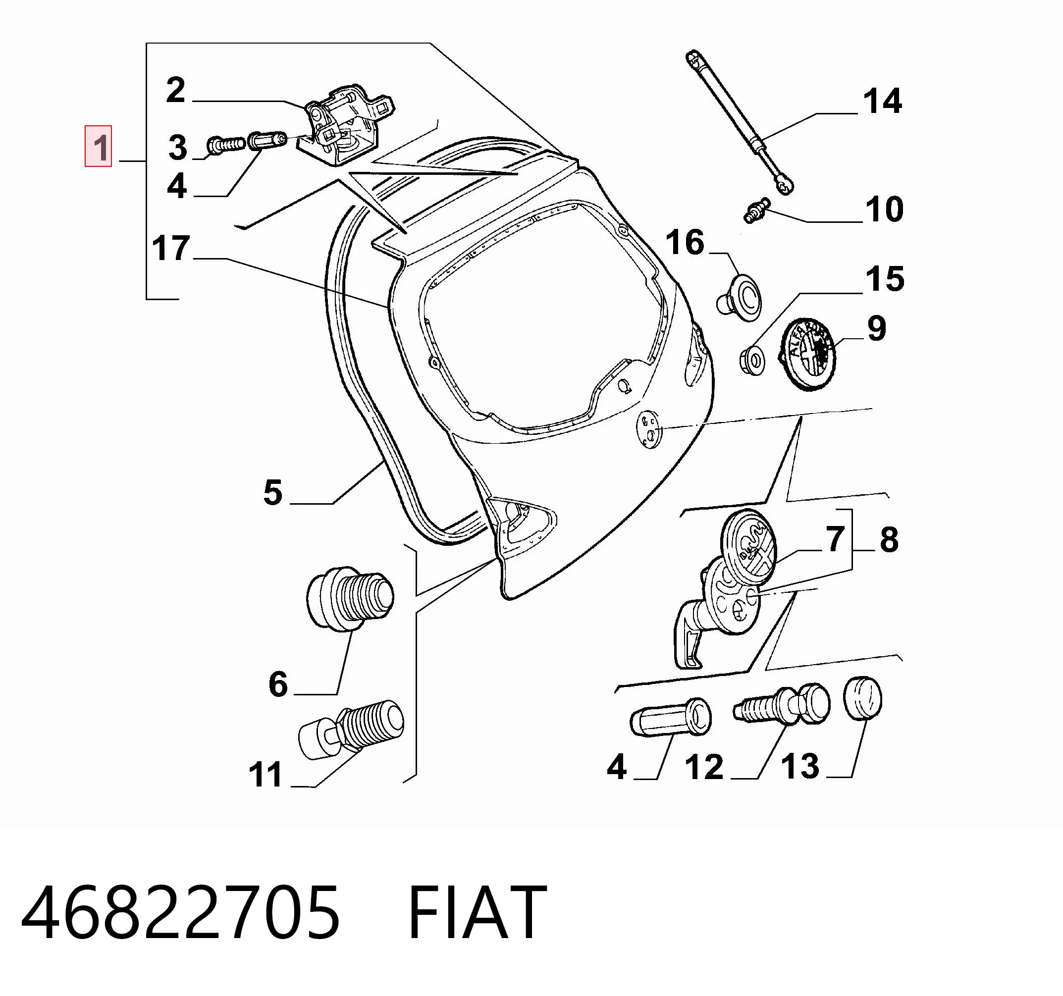 46822705 Fiat/Alfa/Lancia