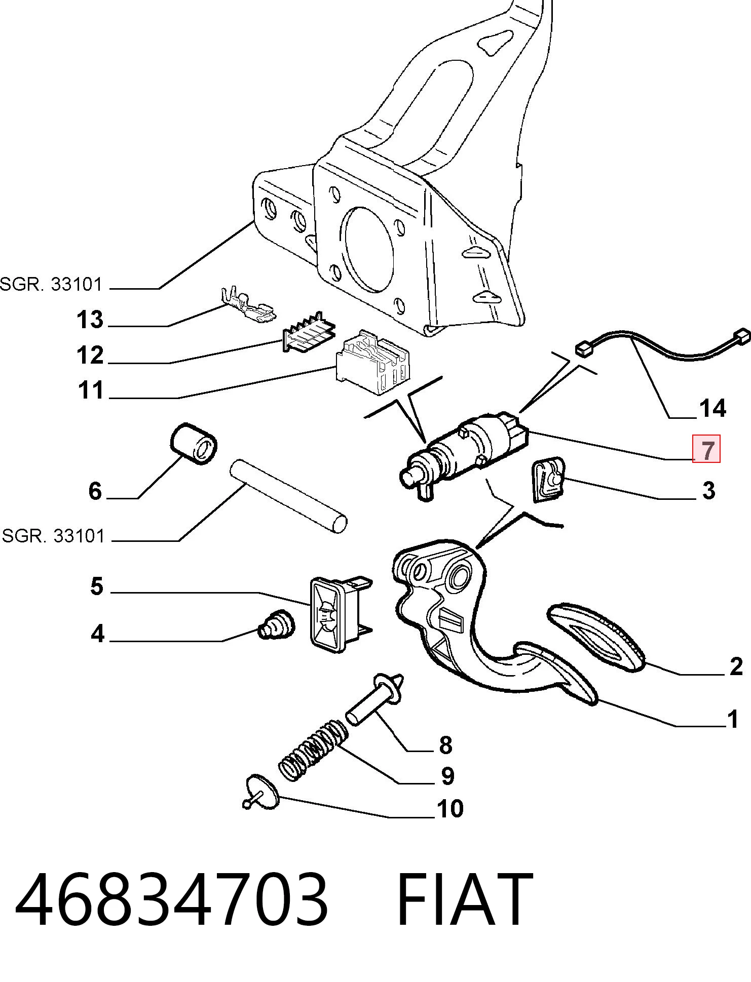 46834703 Fiat/Alfa/Lancia