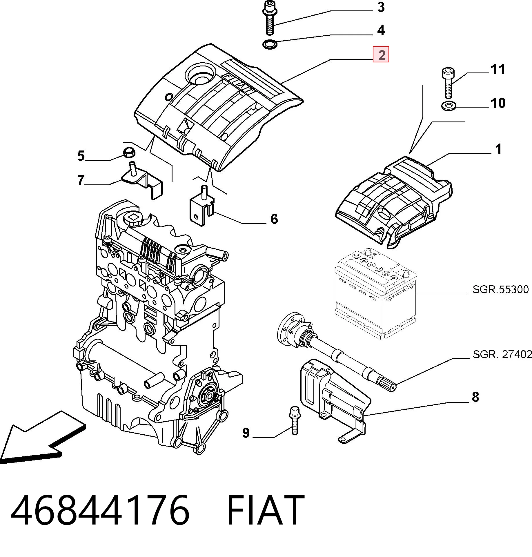 46844176 Fiat/Alfa/Lancia