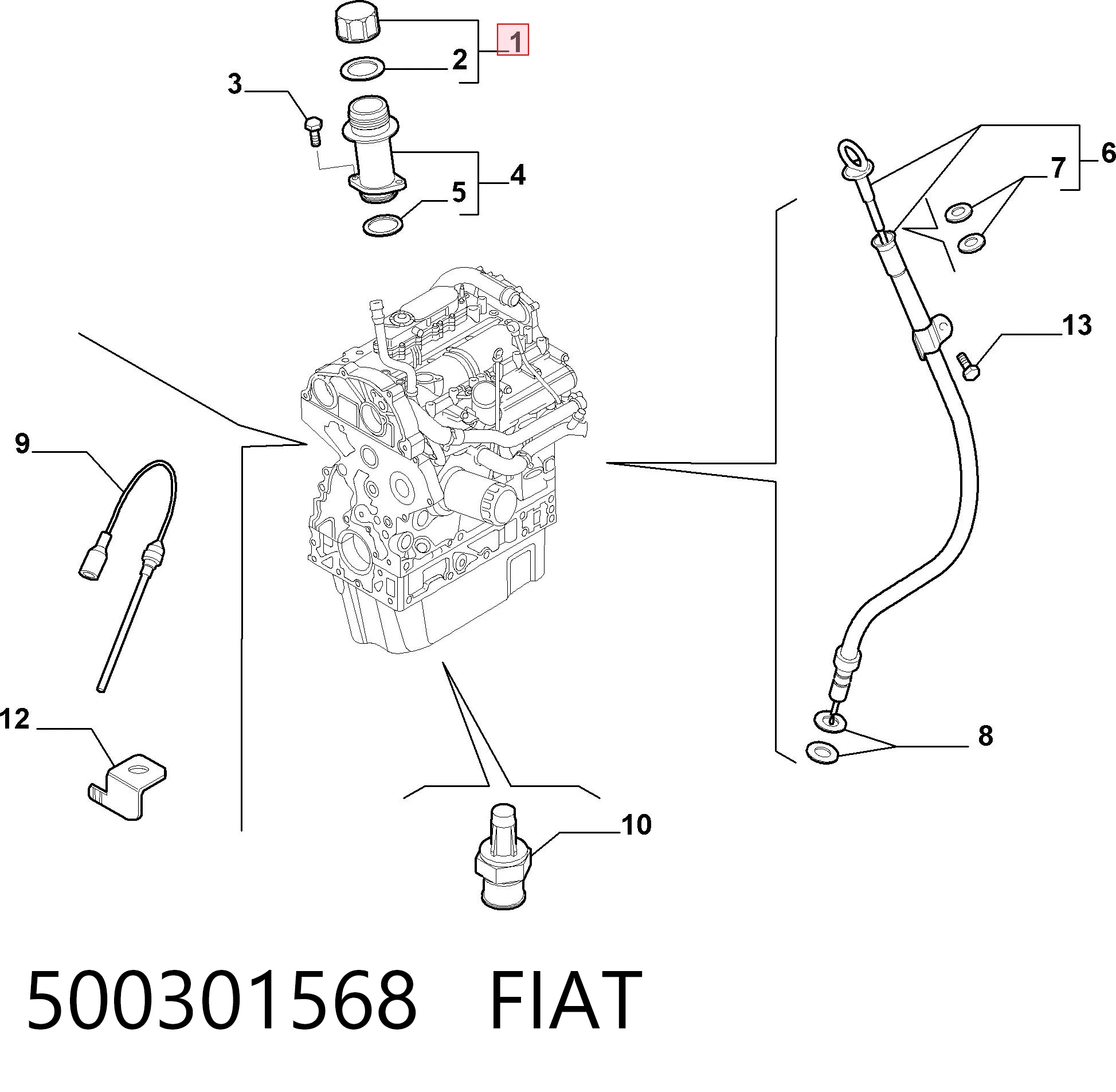 500301568 Fiat/Alfa/Lancia