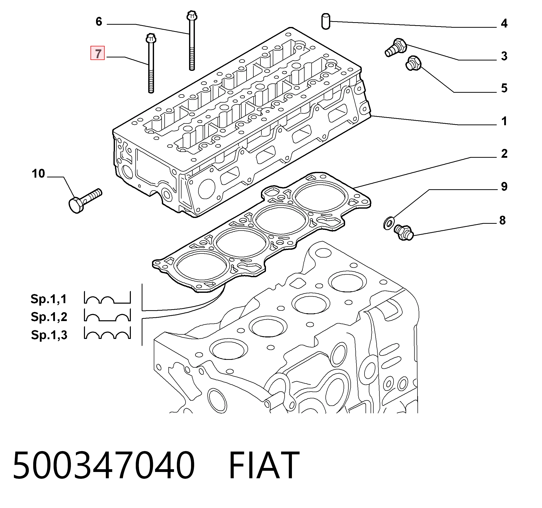 Compre T0184400 Glaser Parafuso de cabeça de motor (CBC)