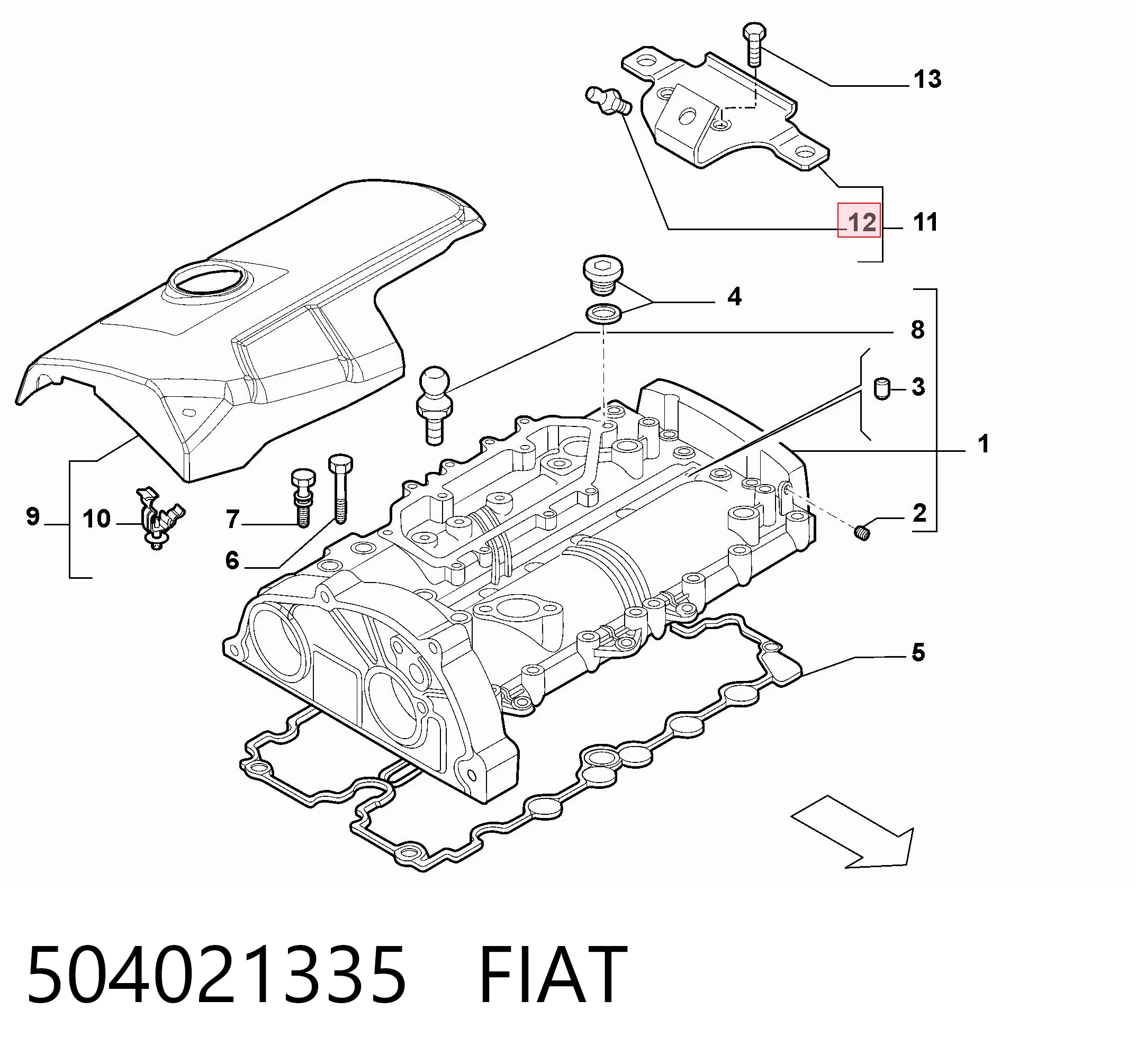 504021335 Fiat/Alfa/Lancia