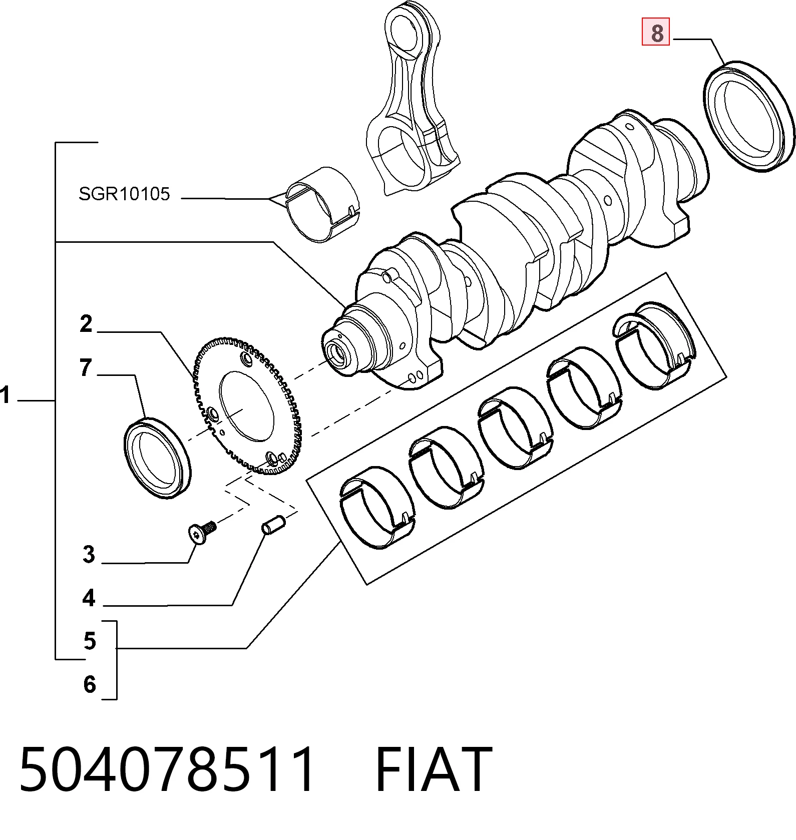 504078511 Fiat/Alfa/Lancia