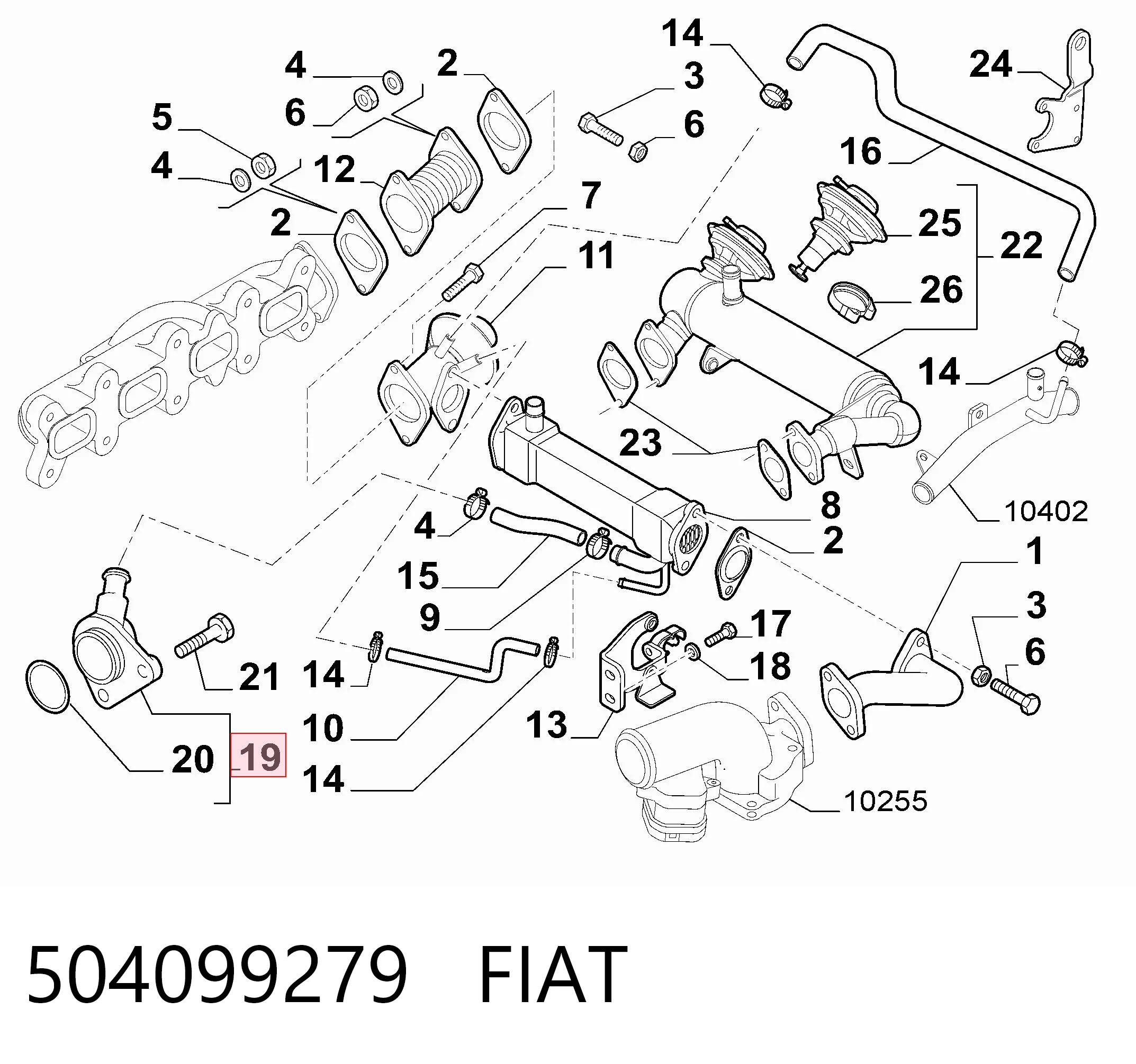 504099279 Fiat/Alfa/Lancia