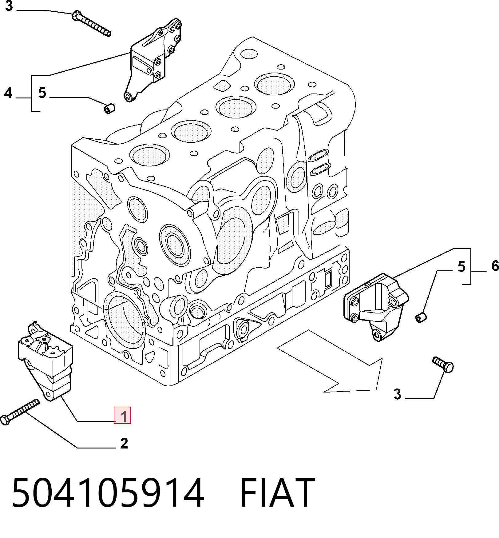 504105914 Fiat/Alfa/Lancia