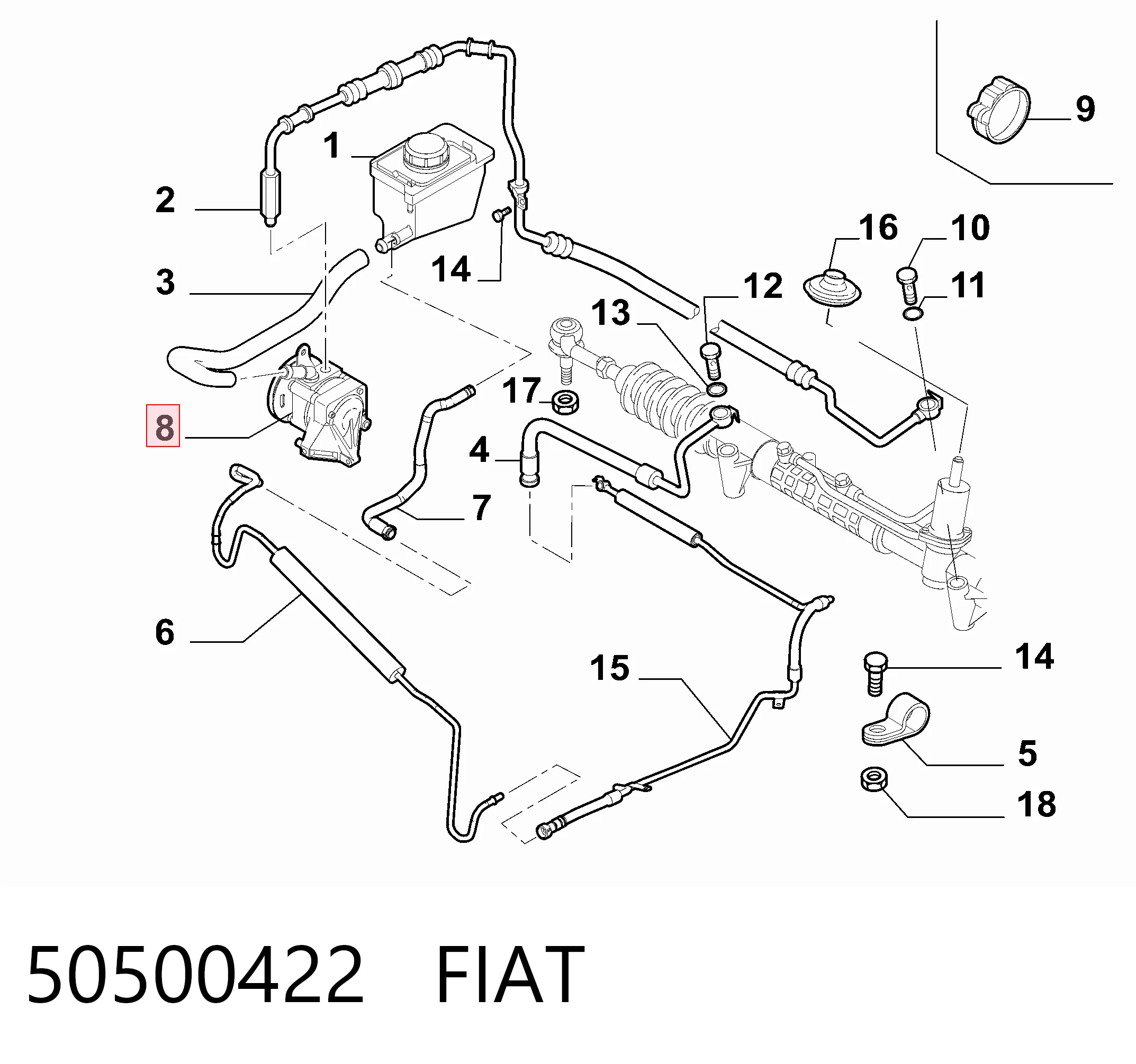 50500422 Fiat/Alfa/Lancia