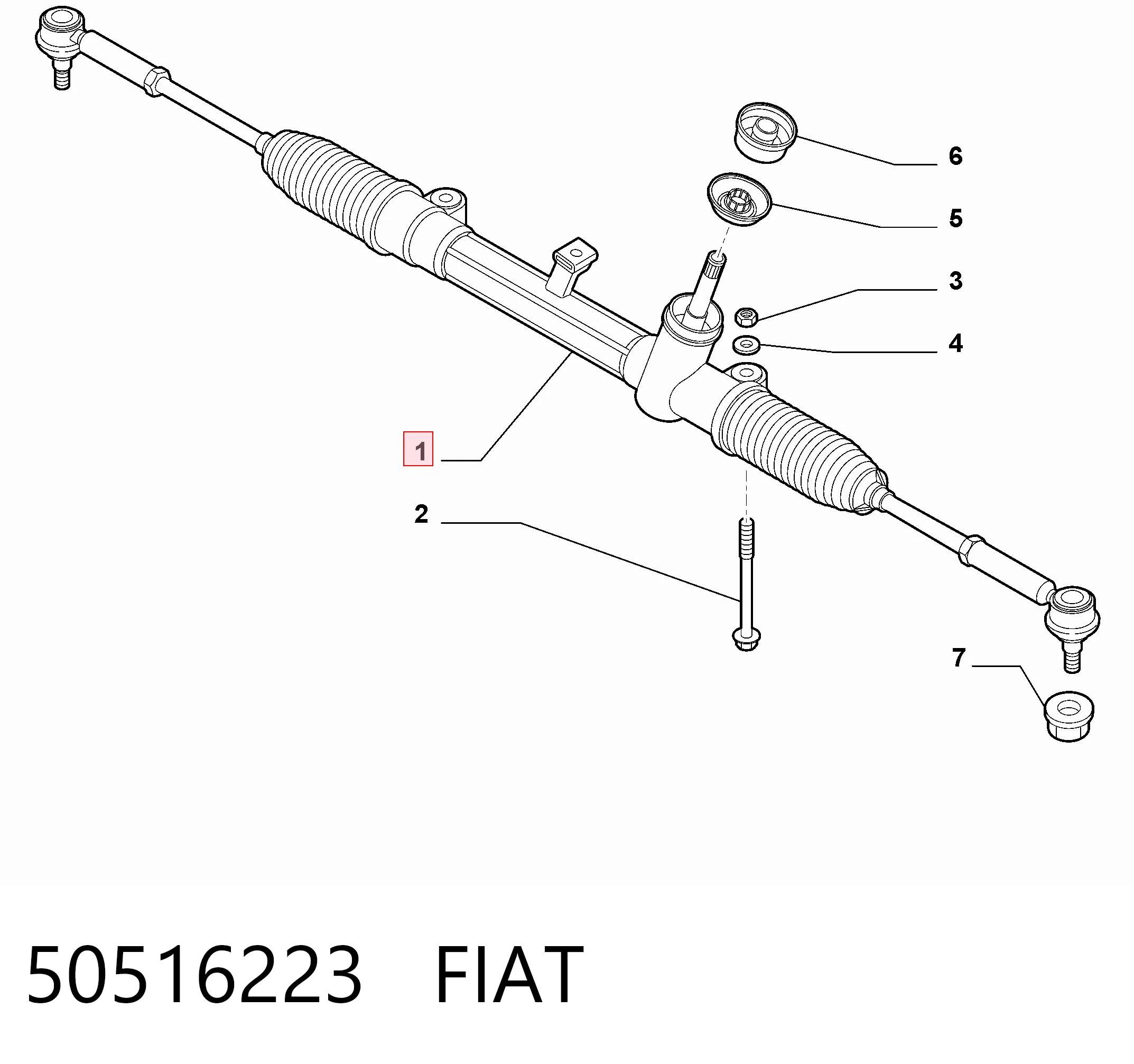 Cremalheira da direção Fiat Punto preço, a partir de 98,92 USD