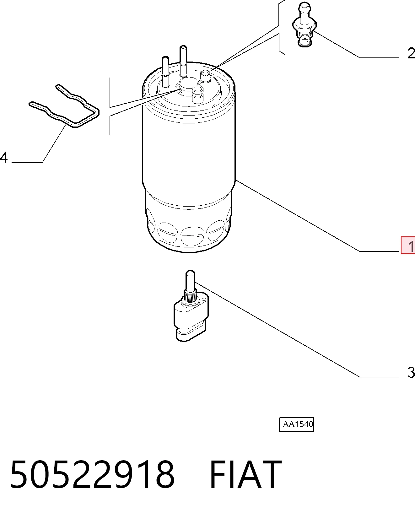 50522918 Fiat/Alfa/Lancia