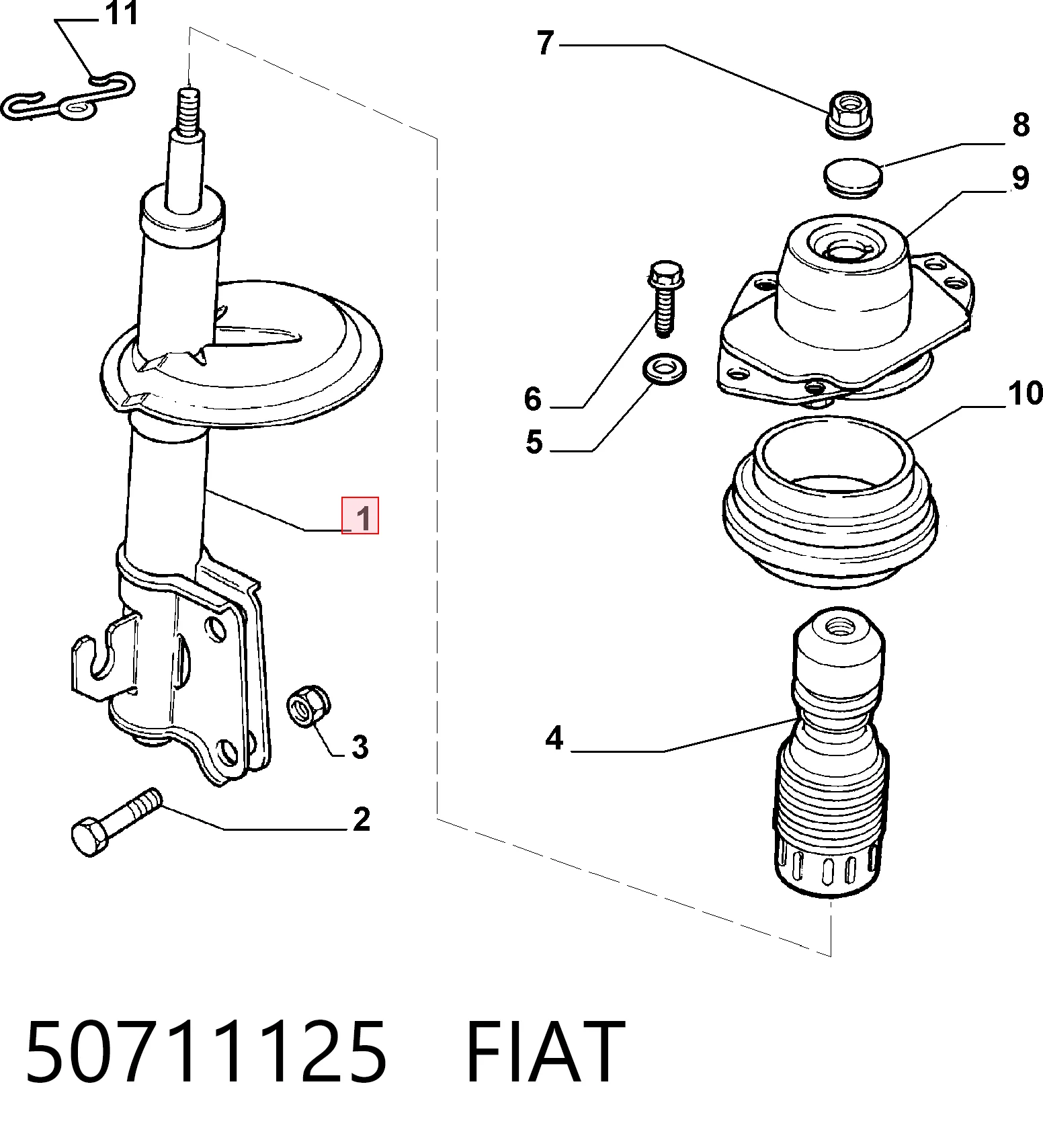 50711125 Fiat/Alfa/Lancia