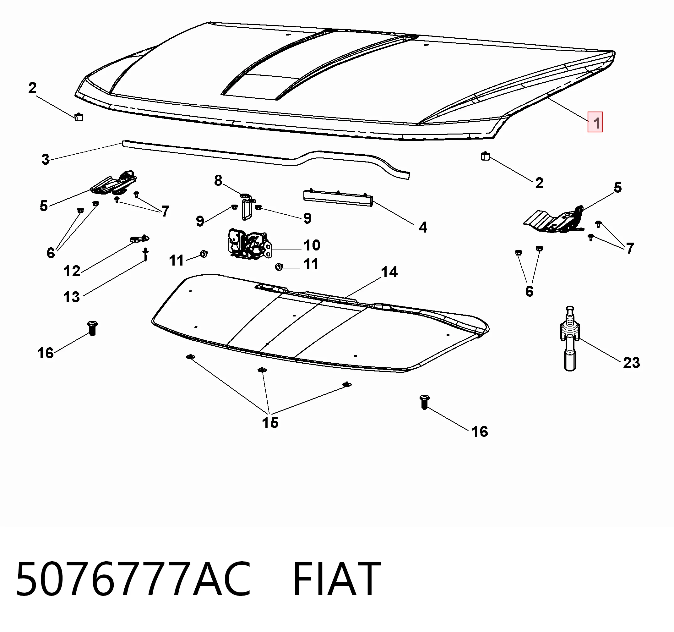 5076777AC Fiat/Alfa/Lancia