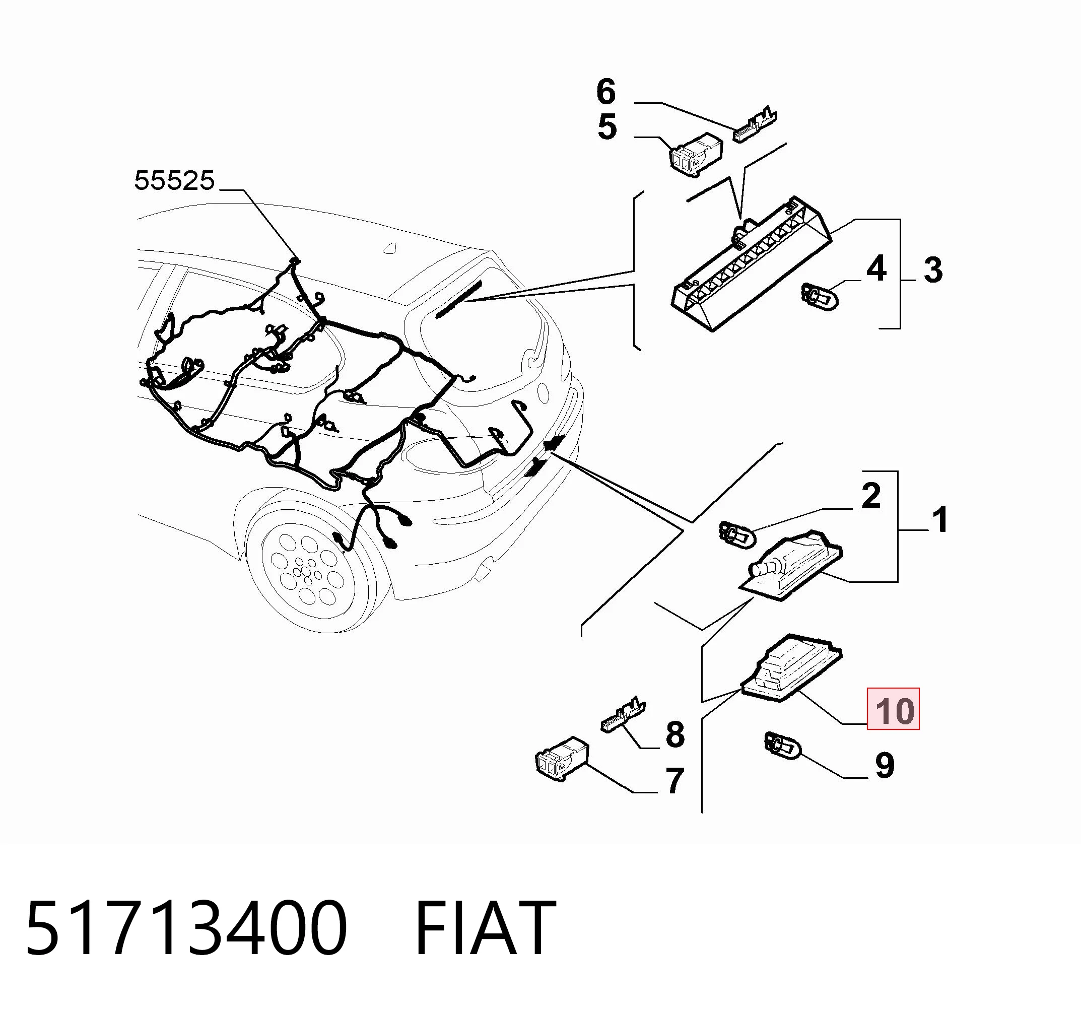 Lanterna da luz de fundo de matrícula traseira Magneti Marelli LLI750 preço, a partir de 40,61 USD