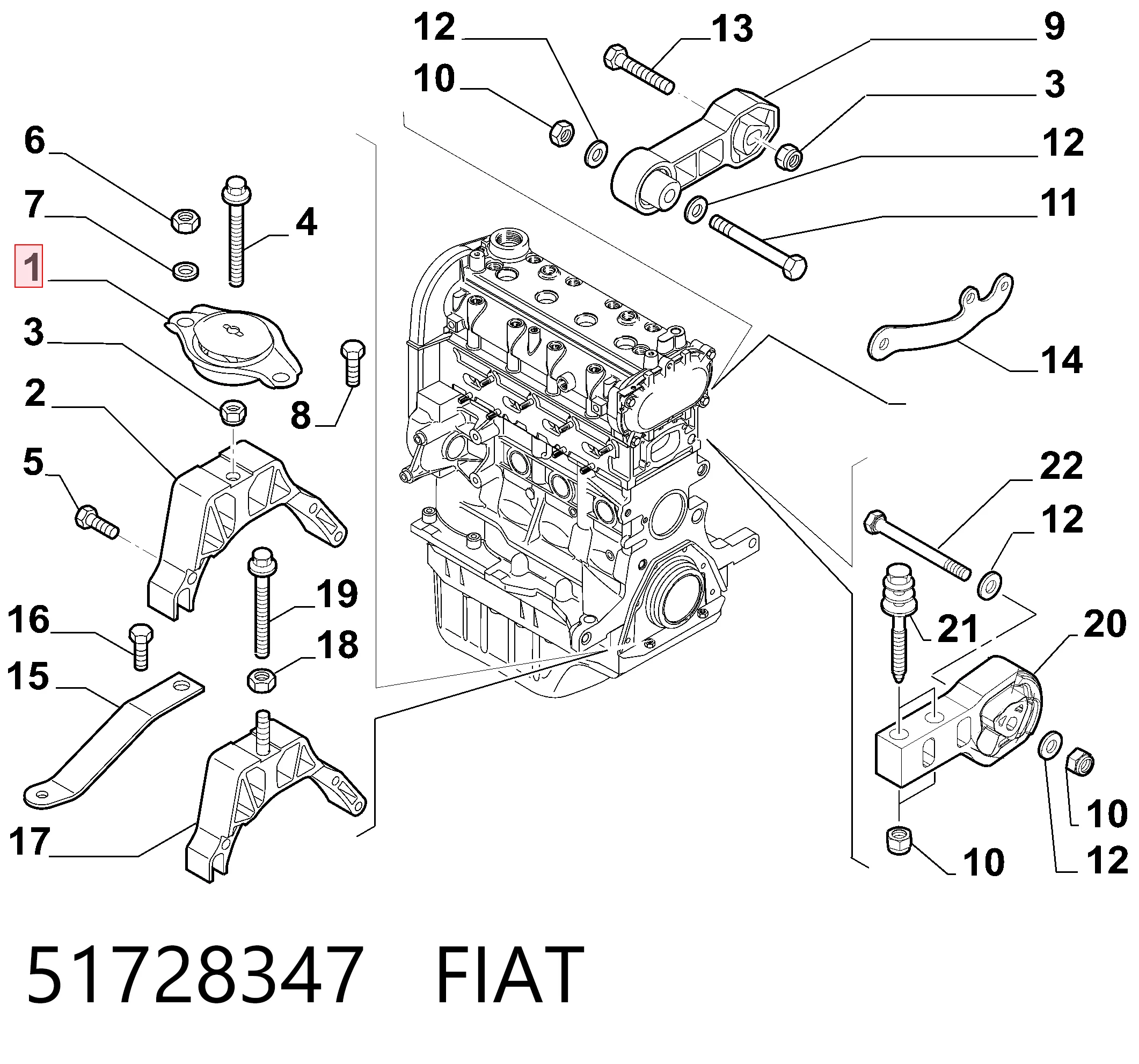 51728347 Fiat/Alfa/Lancia