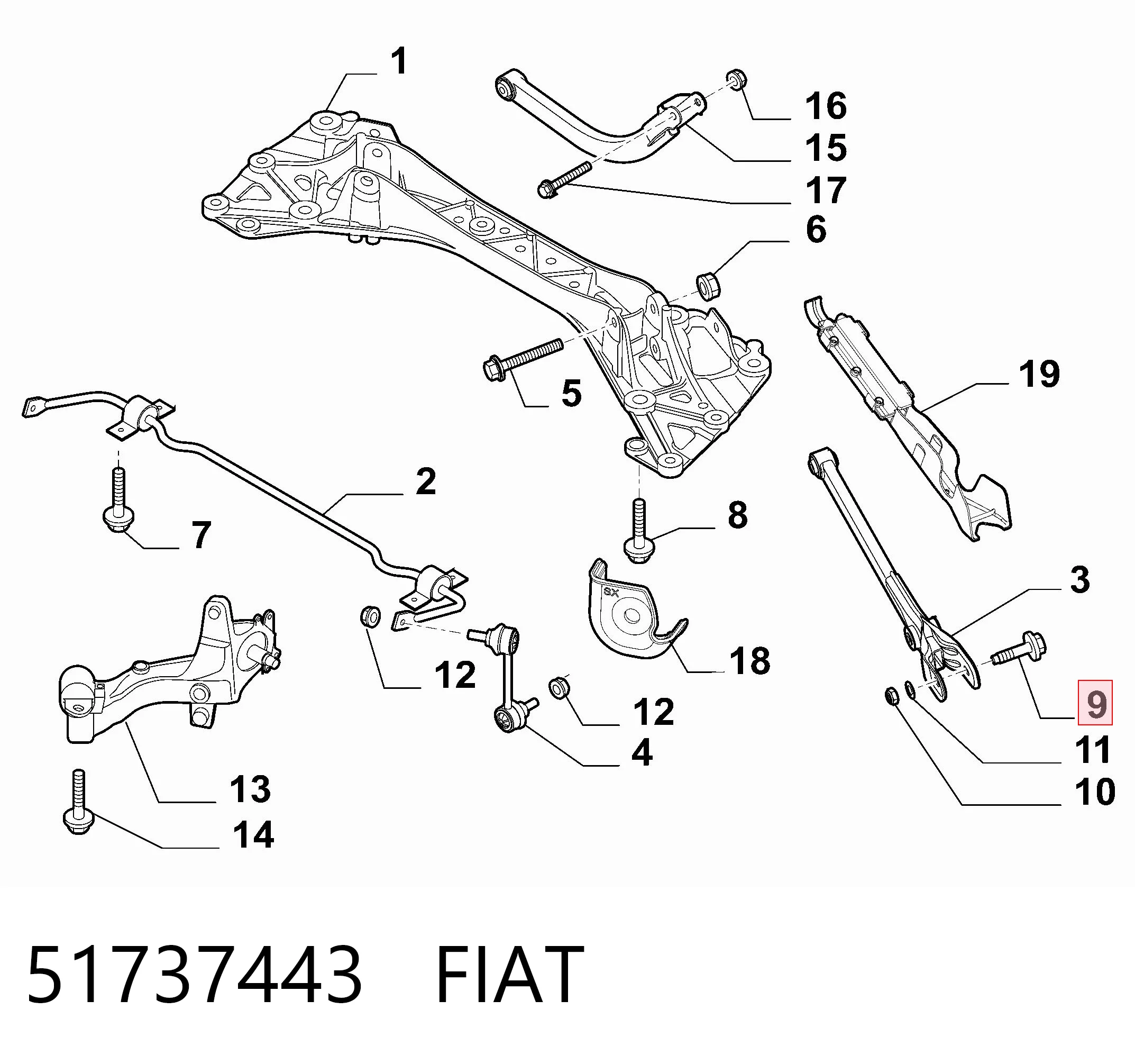 51737443 Fiat/Alfa/Lancia