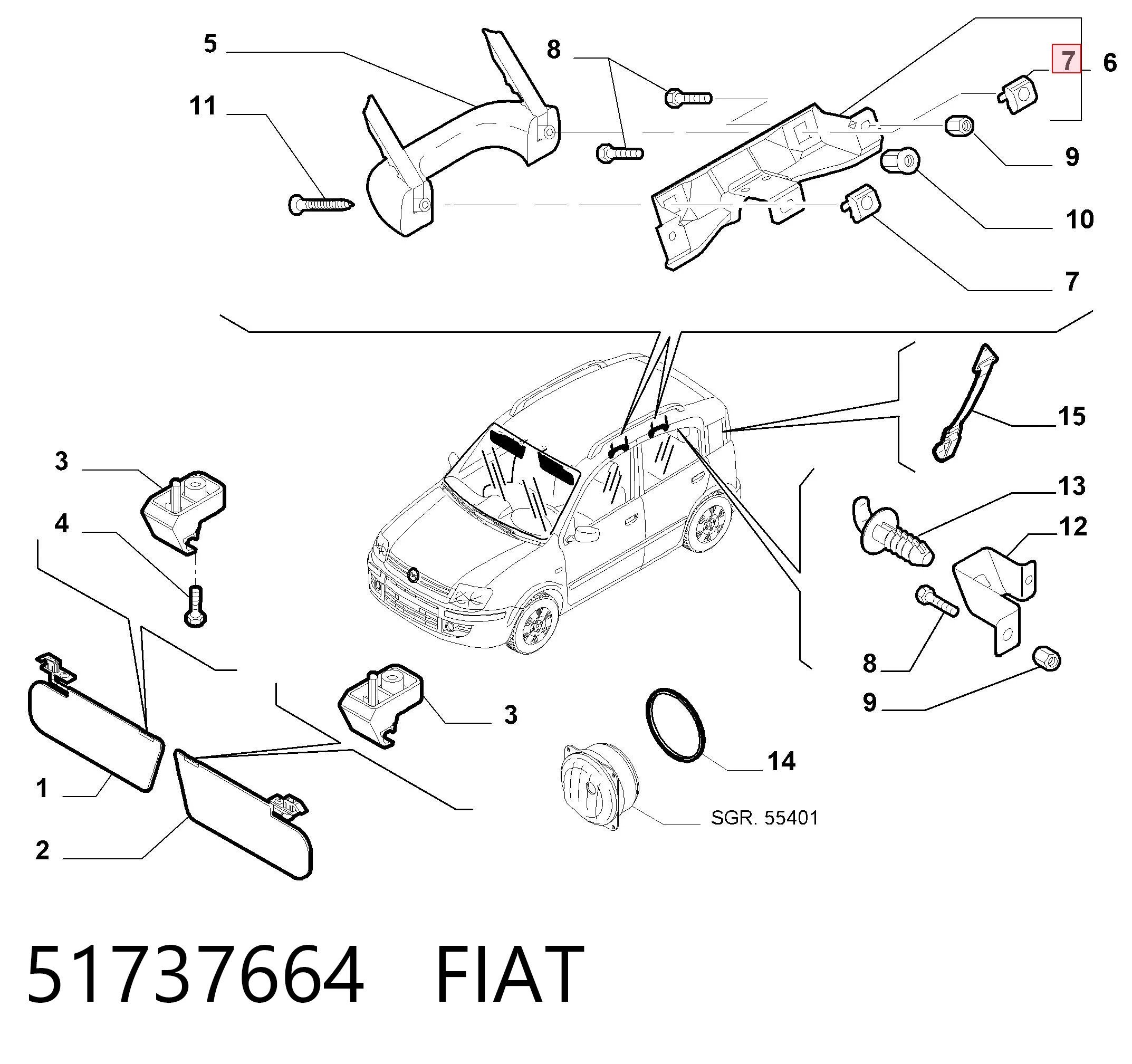 51737664 Fiat/Alfa/Lancia
